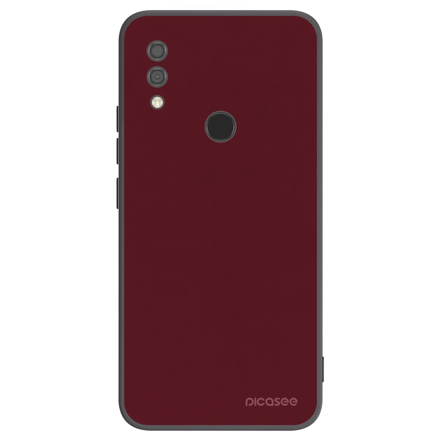 Picasee fekete szilikon tok az alábbi mobiltelefonokra Xiaomi Redmi 7 - Burgundy red