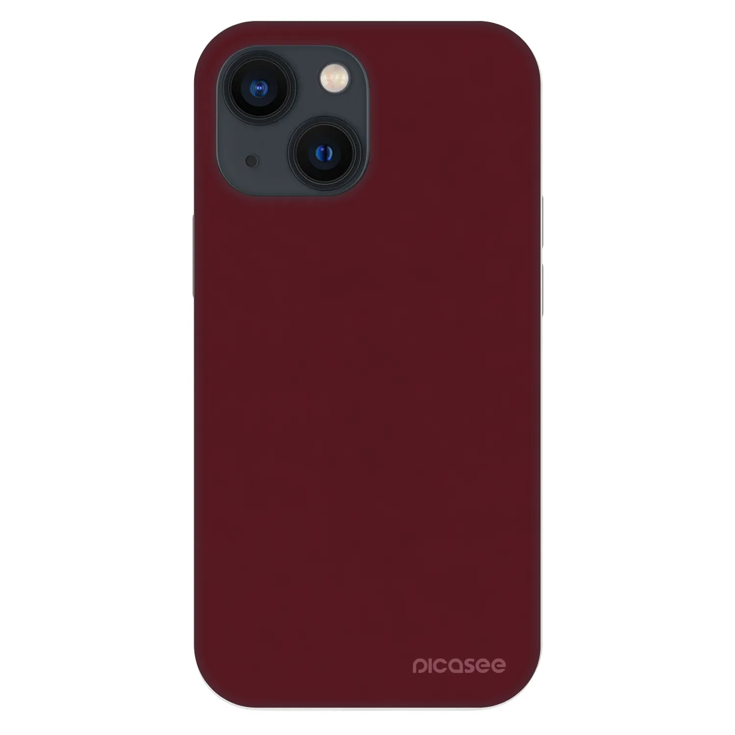 Picasee Fashion Case Apple iPhone 13 mini - Burgundy red