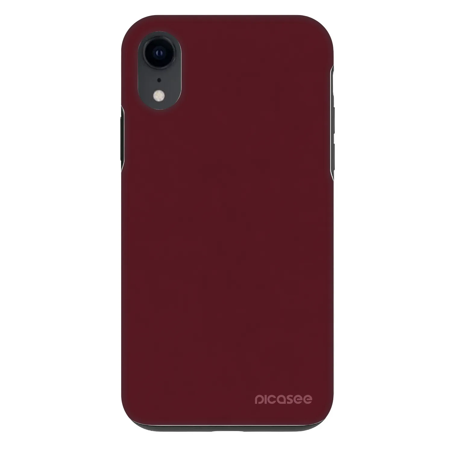 Picasee Fashion Case Apple iPhone XR - Burgundy red
