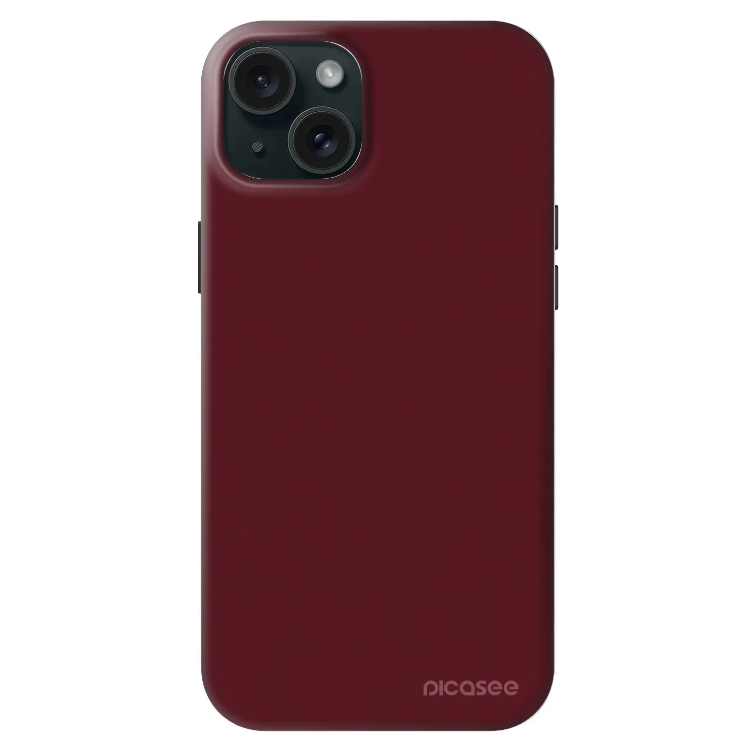 Picasee Fashion Case MagSafe Apple iPhone 15 Plus - Burgundy red