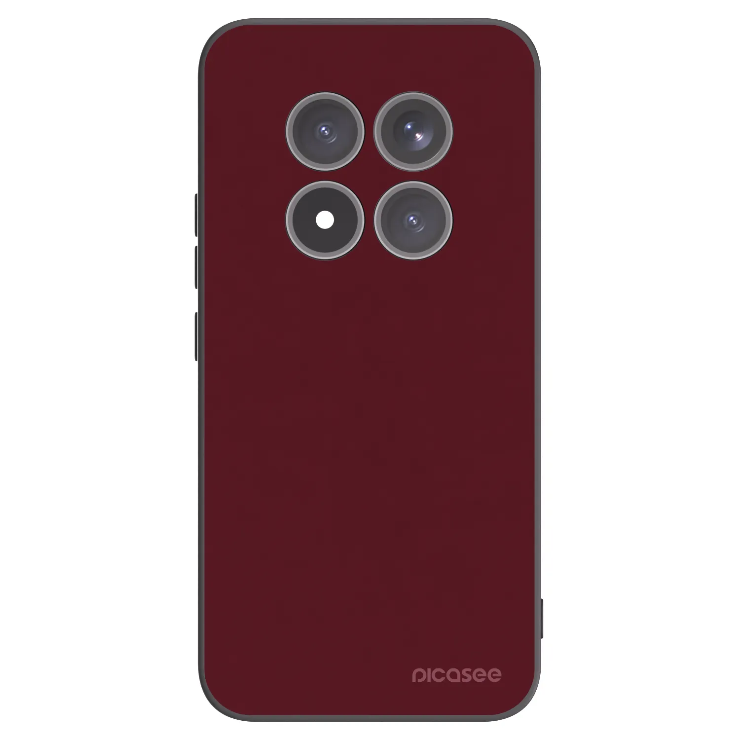 Picasee fekete szilikon tok az alábbi mobiltelefonokra Xiaomi Redmi Note 15 Pro+ - Burgundy red