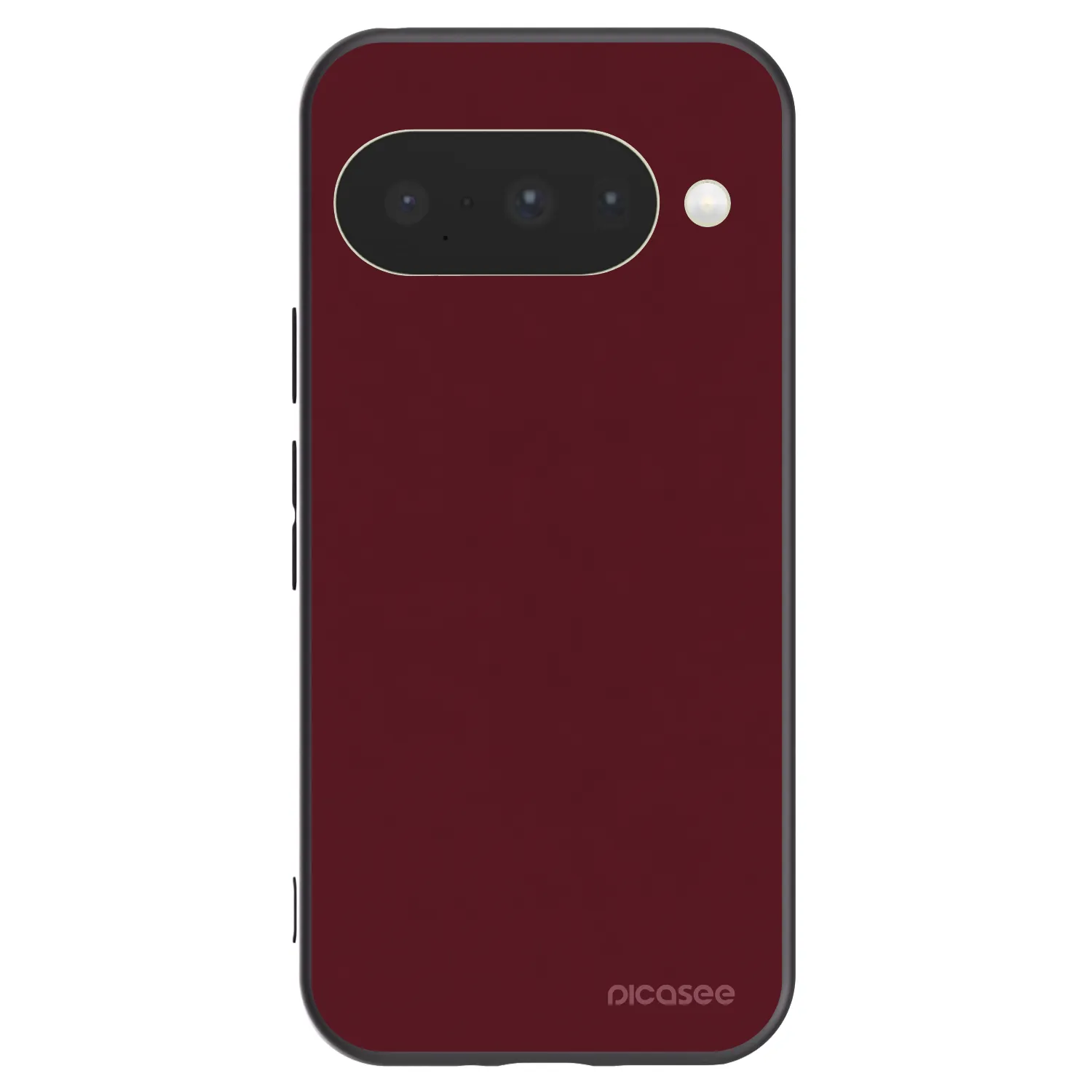 Picasee fekete szilikon tok az alábbi mobiltelefonokra Google Pixel 10 - Burgundy red