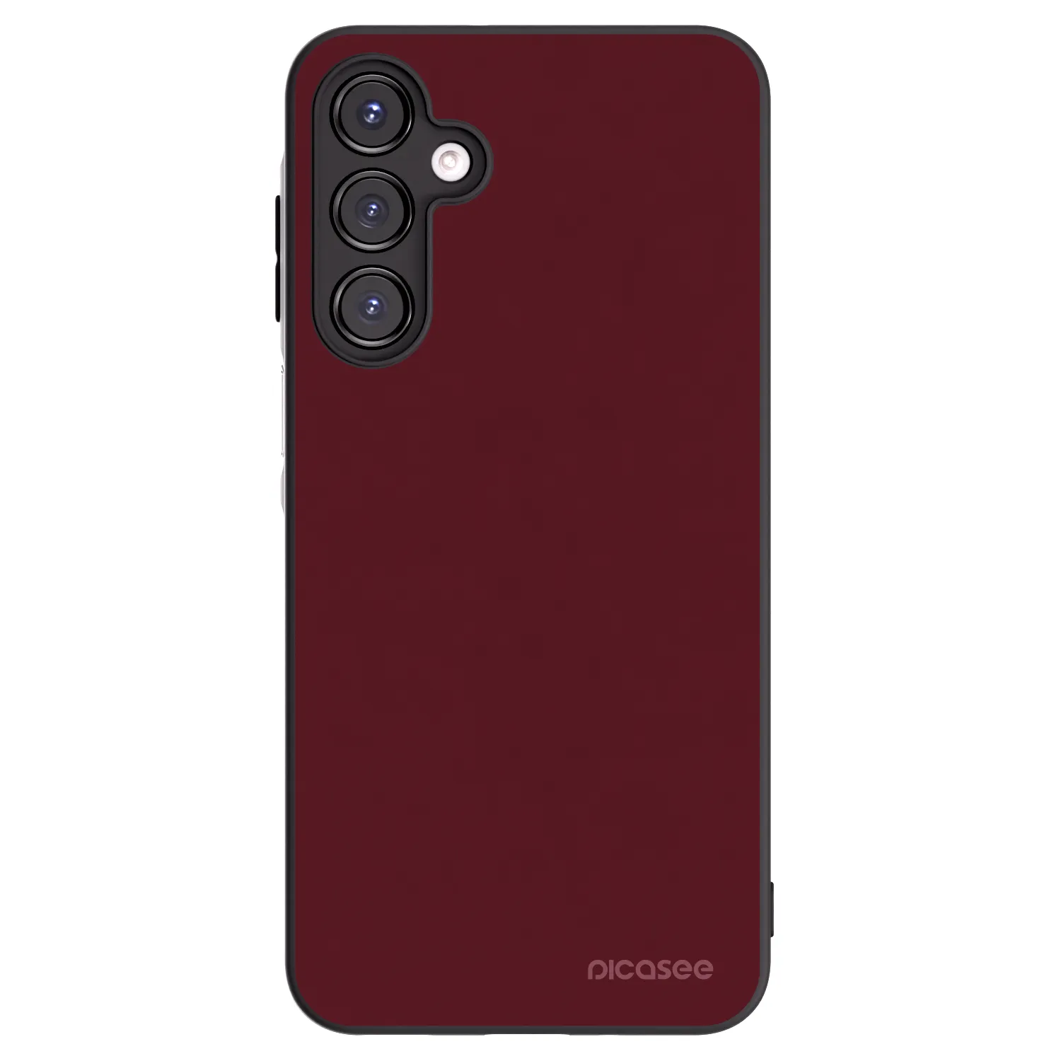 Picasee fekete szilikon tok az alábbi mobiltelefonokra Samsung Galaxy A16 4G - Burgundy red
