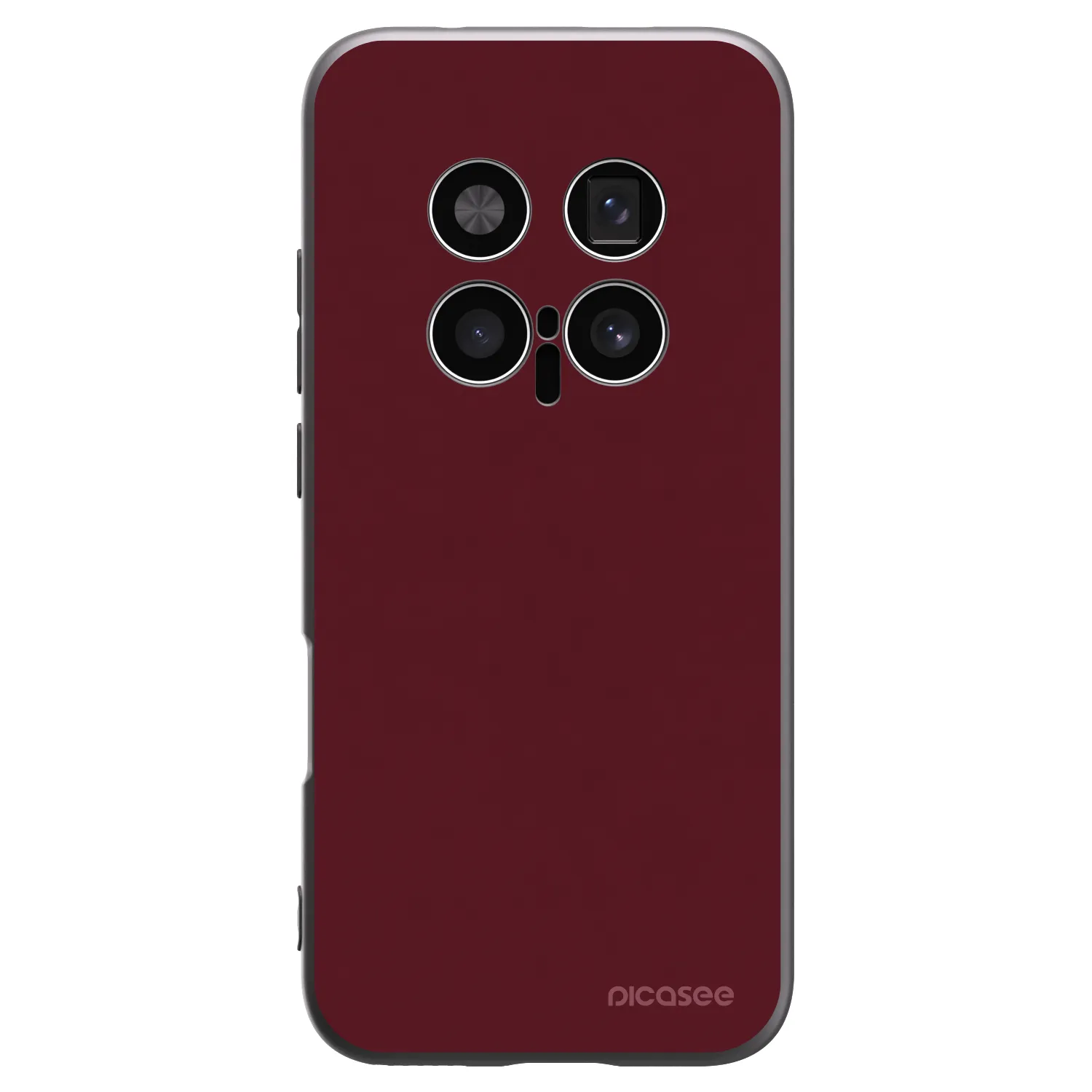 Picasee fekete szilikon tok az alábbi mobiltelefonokra Honor Magic8 Pro 5G - Burgundy red