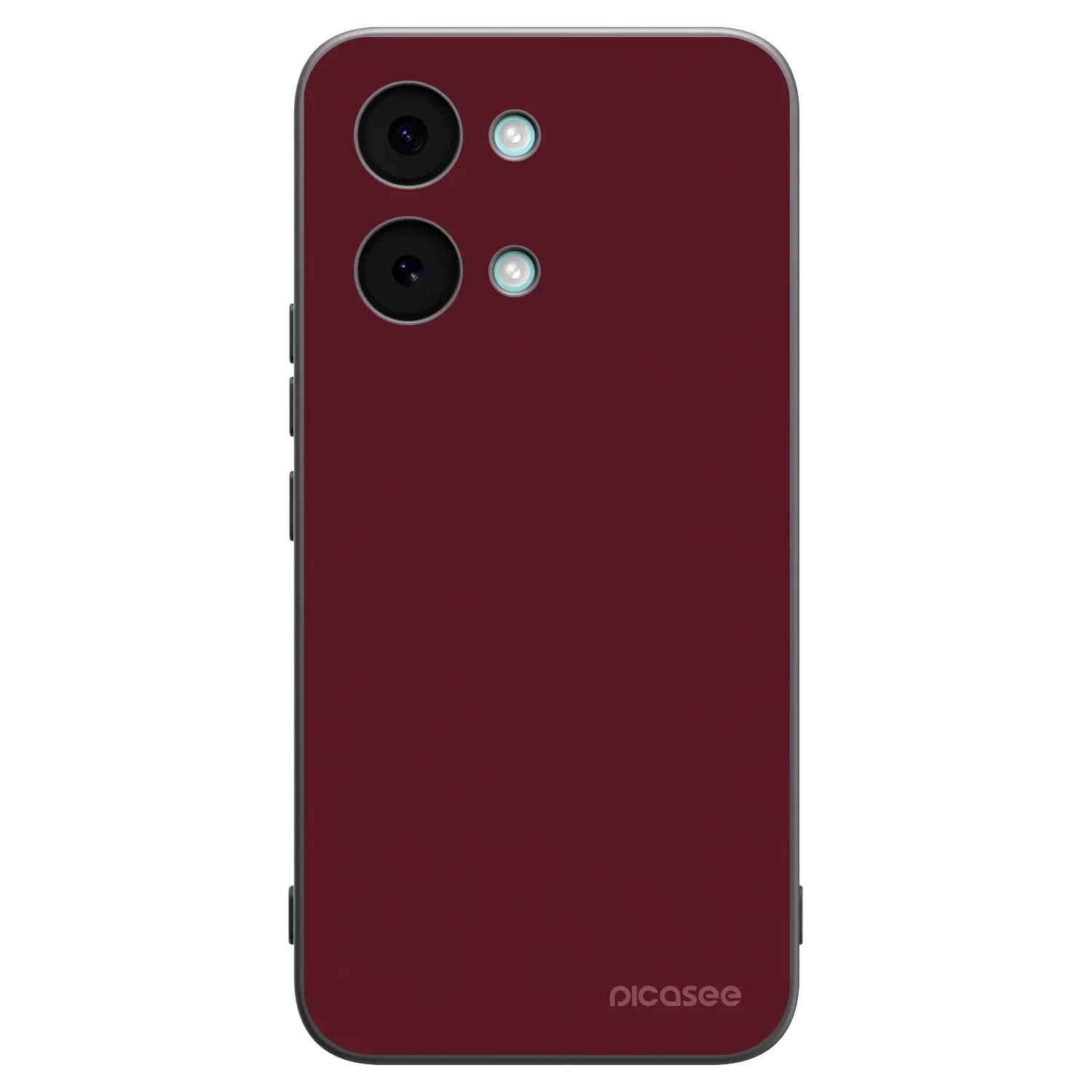 Picasee fekete szilikon tok az alábbi mobiltelefonokra Xiaomi Poco X8 Pro Max - Burgundy red