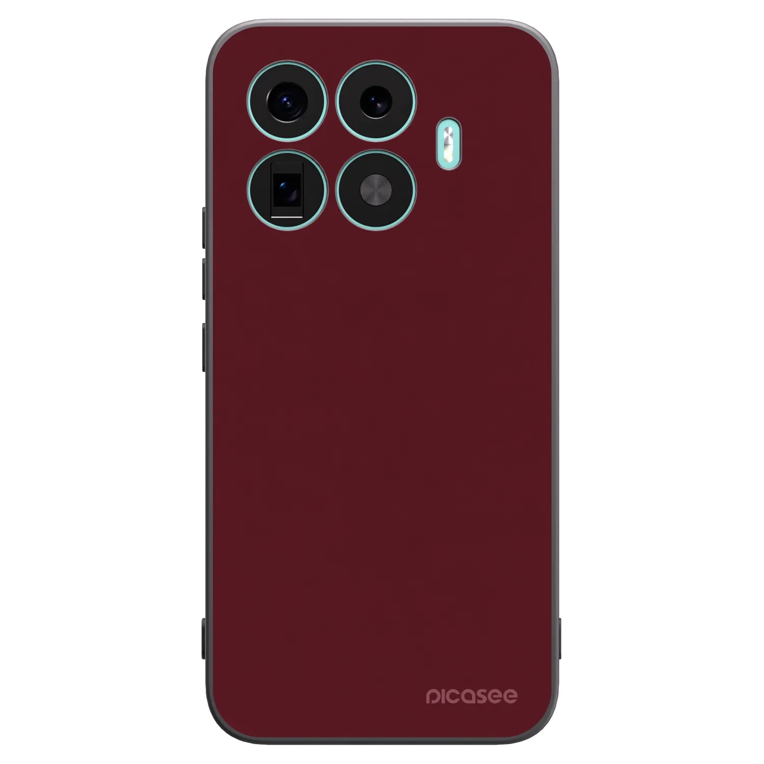 Picasee fekete szilikon tok az alábbi mobiltelefonokra Xiaomi 17T Pro - Burgundy red