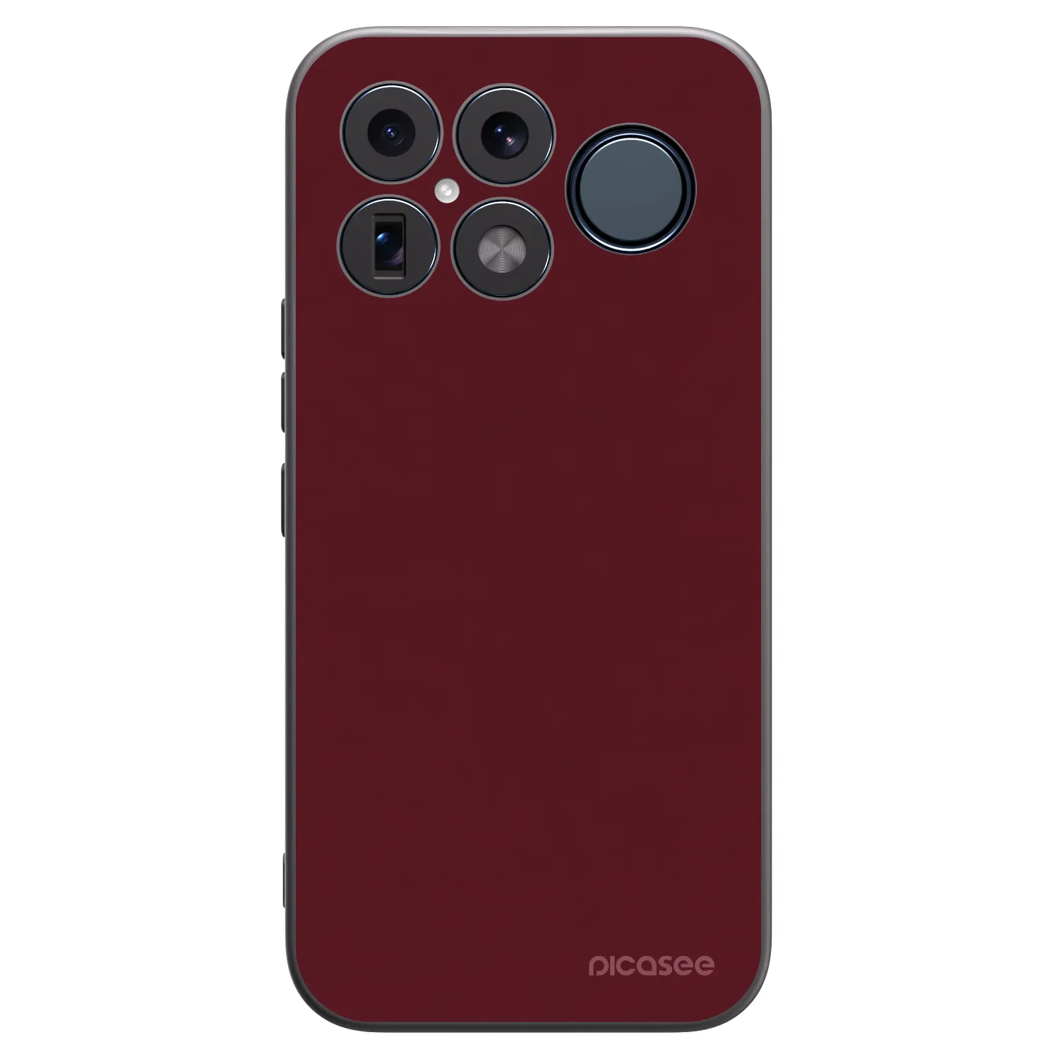 Picasee fekete szilikon tok az alábbi mobiltelefonokra Xiaomi Poco F8 Ultra - Burgundy red