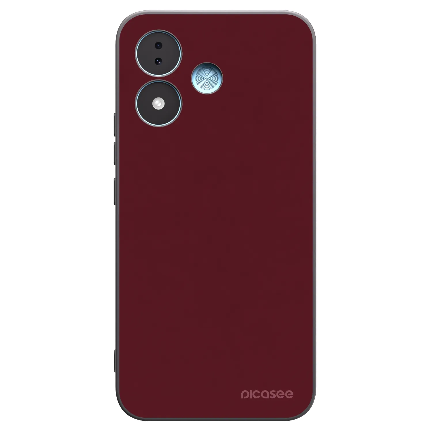 Picasee fekete szilikon tok az alábbi mobiltelefonokra Xiaomi Redmi Note 17 5G - Burgundy red
