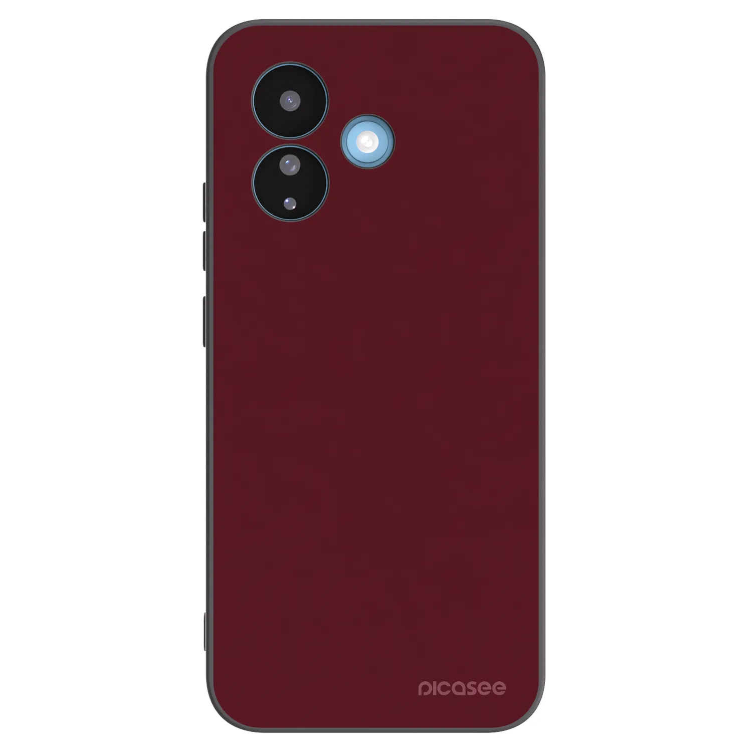 Picasee fekete szilikon tok az alábbi mobiltelefonokra Xiaomi Redmi Note 17 Pro 5G - Burgundy red
