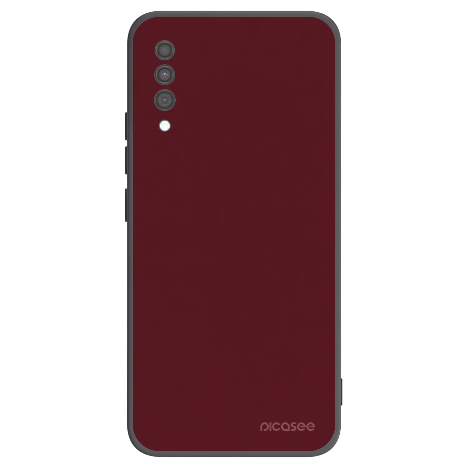 Picasee fekete szilikon tok az alábbi mobiltelefonokra Samsung Galaxy A30s A307F - Burgundy red