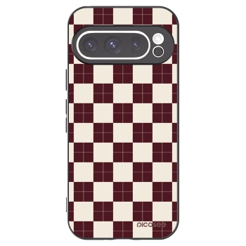 Picasee fekete szilikon tok az alábbi mobiltelefonokra Google Pixel 9 Pro - Checked Away