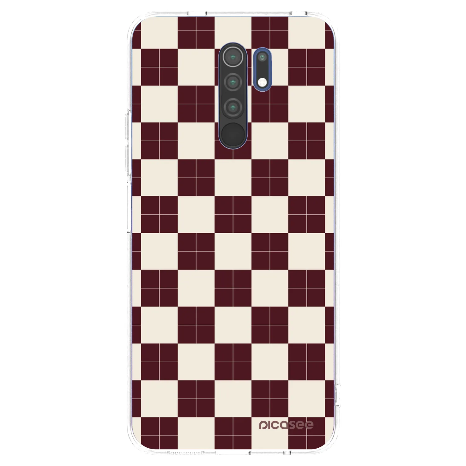 Picasee átlátszó szilikon tok az alábbi mobiltelefonokra Xiaomi Redmi 9 - Checked Away