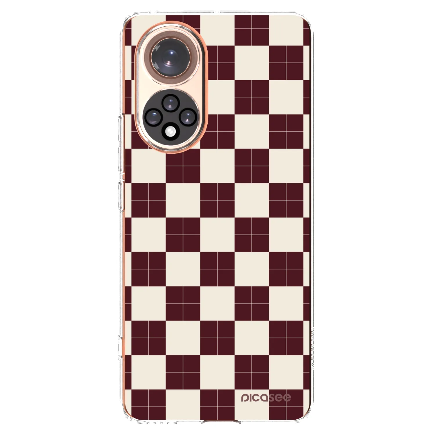 Picasee átlátszó szilikon tok az alábbi mobiltelefonokra Honor 50 5G - Checked Away