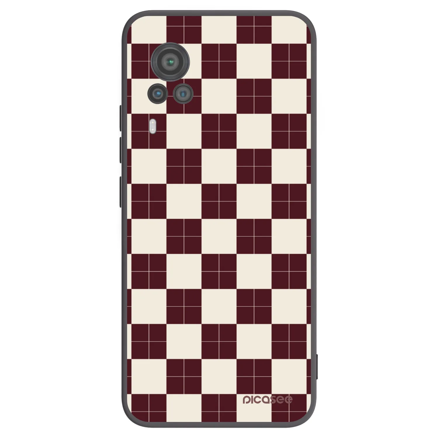 Picasee fekete szilikon tok az alábbi mobiltelefonokra Vivo X60 Pro 5G - Checked Away