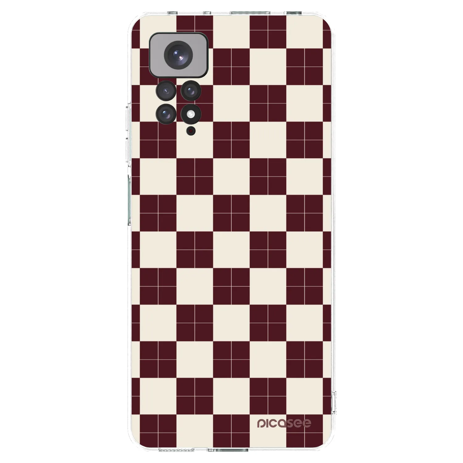 Picasee átlátszó szilikon tok az alábbi mobiltelefonokra Xiaomi Redmi Note 11 - Checked Away