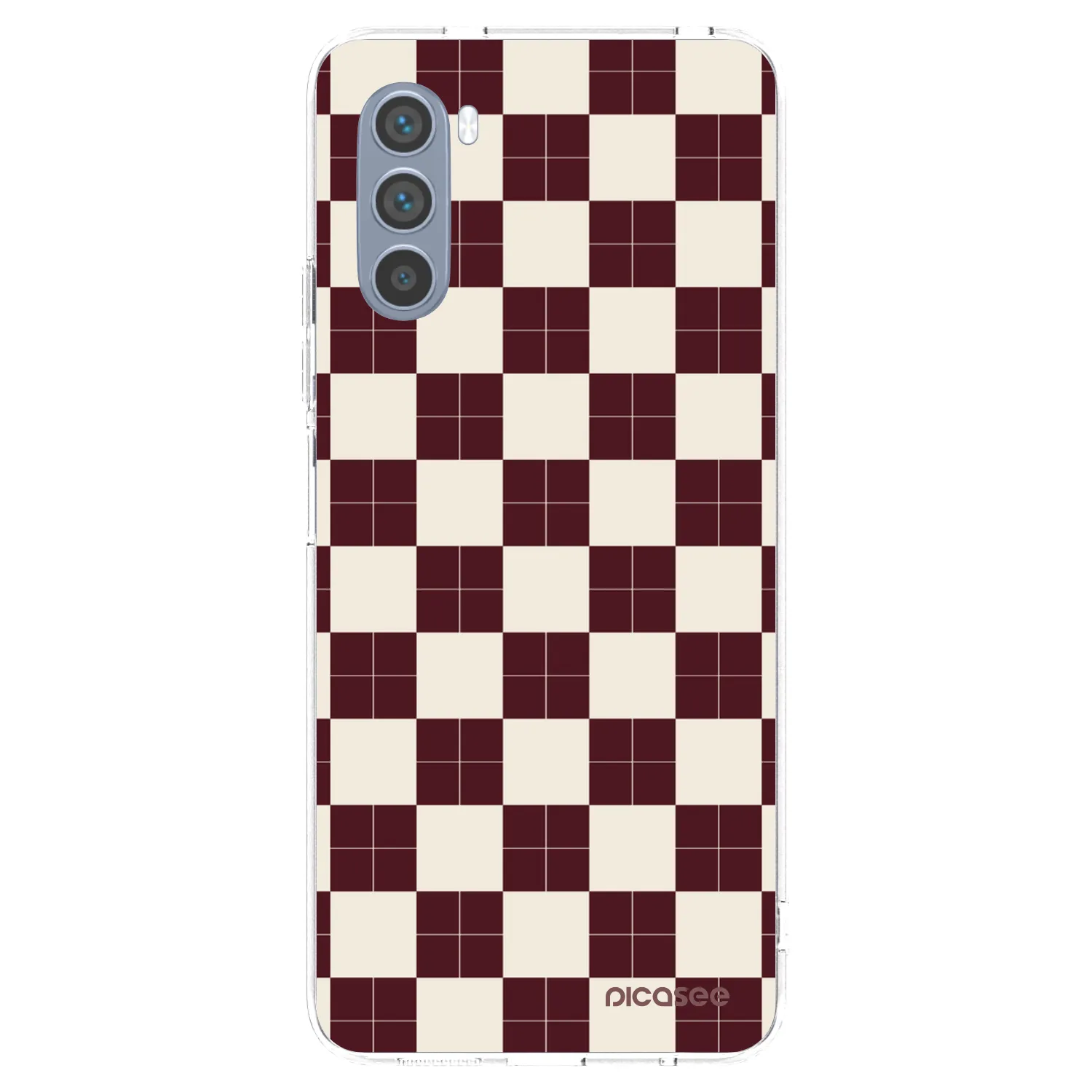 Picasee átlátszó szilikon tok az alábbi mobiltelefonokra Motorola Moto G62 - Checked Away