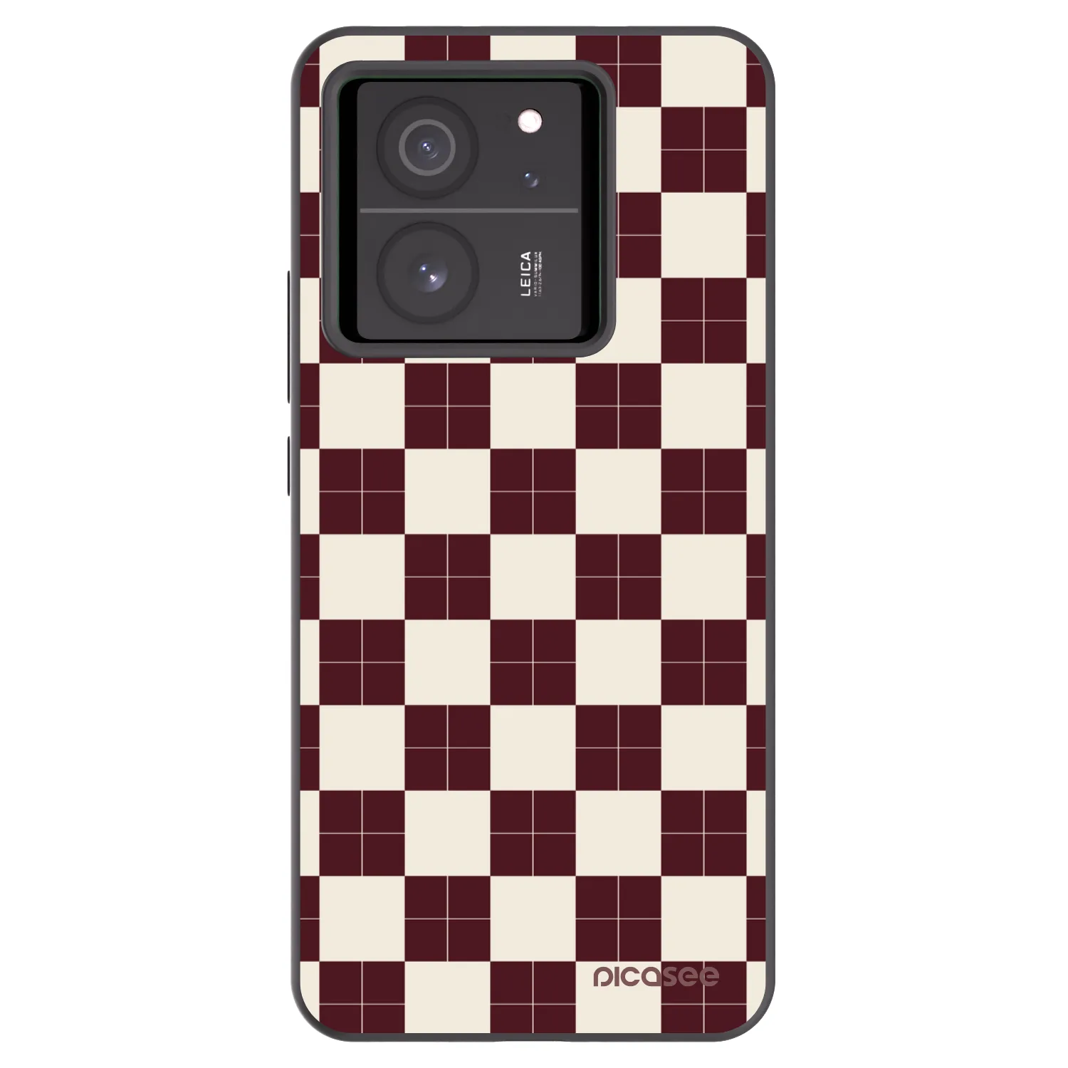 Picasee fekete szilikon tok az alábbi mobiltelefonokra Xiaomi 13T Pro - Checked Away