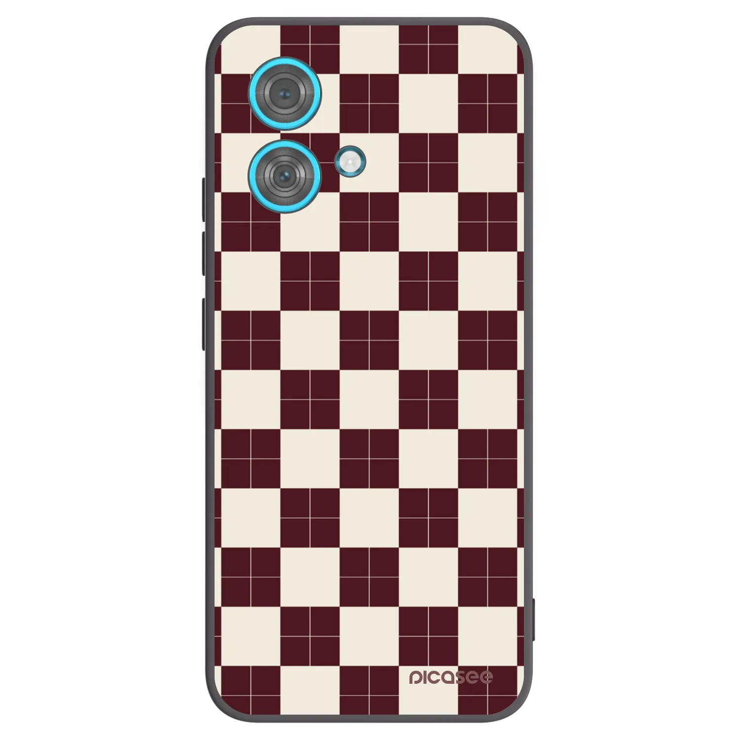 Picasee fekete szilikon tok az alábbi mobiltelefonokra Motorola Edge 40 Neo - Checked Away