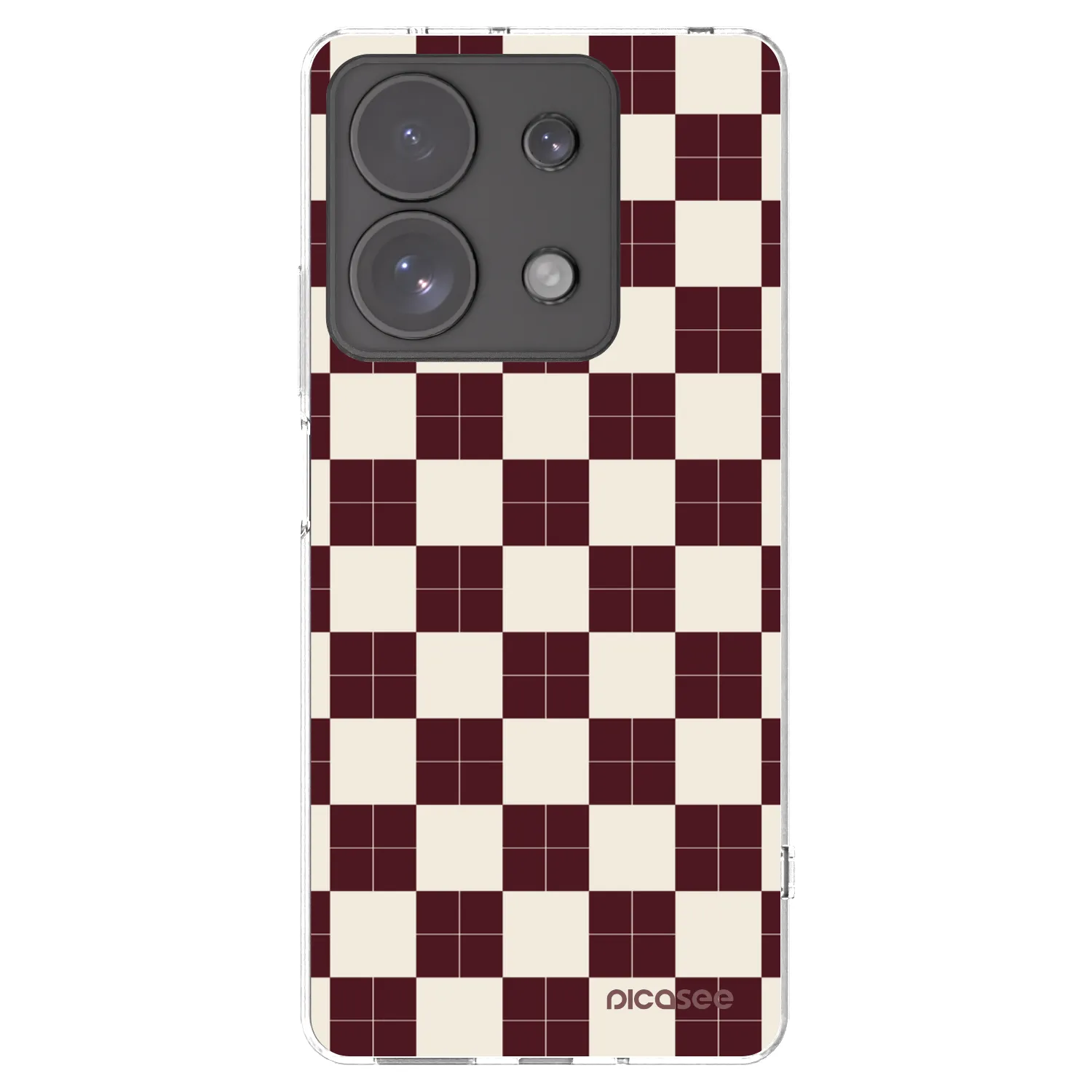 Picasee átlátszó szilikon tok az alábbi mobiltelefonokra Xiaomi Redmi Note 13 Pro 4G - Checked Away