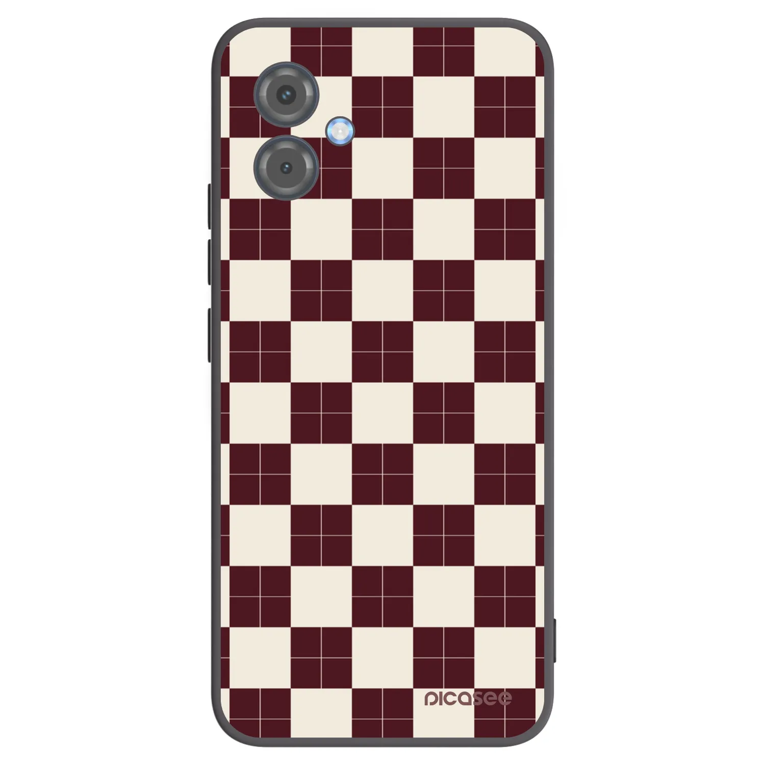 Picasee fekete szilikon tok az alábbi mobiltelefonokra Motorola Moto G14 - Checked Away
