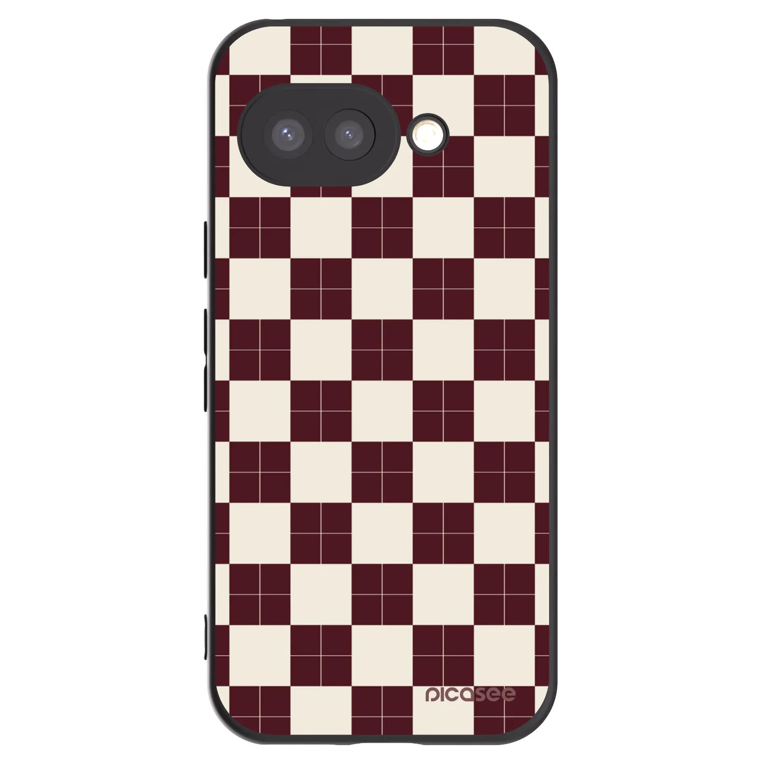 Picasee fekete szilikon tok az alábbi mobiltelefonokra Google Pixel 9a - Checked Away