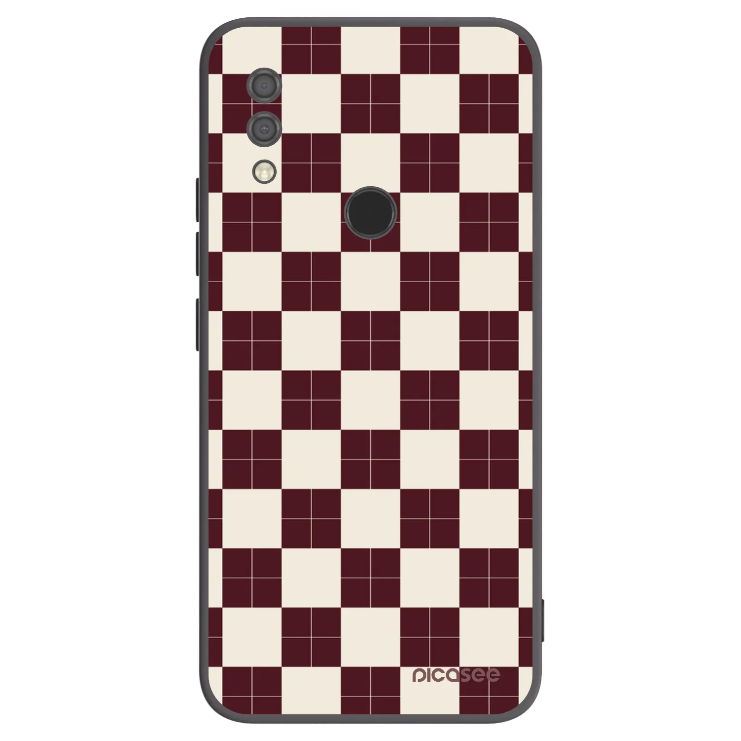 Picasee fekete szilikon tok az alábbi mobiltelefonokra Xiaomi Redmi 7 - Checked Away