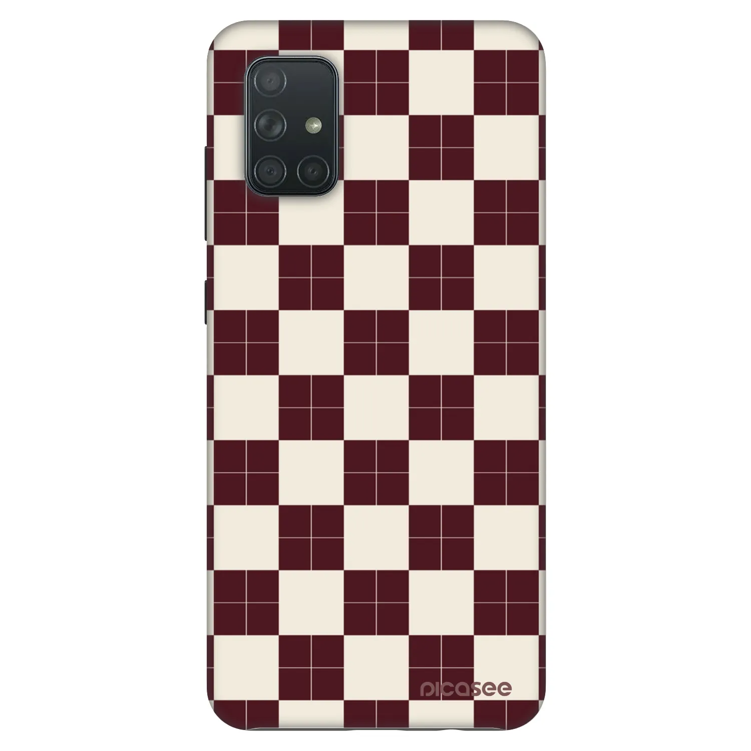 Picasee Fashion Case Samsung Galaxy A71 A715F - Checked Away