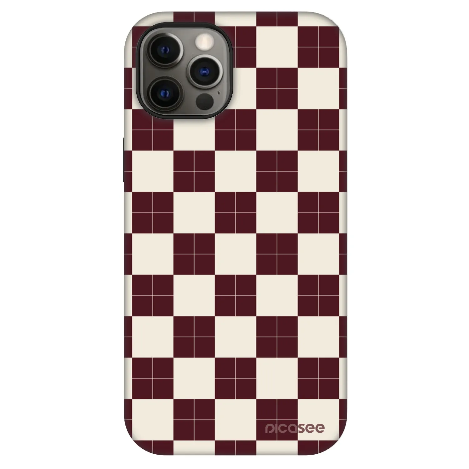 Picasee Fashion Case MagSafe Apple iPhone 12 - Checked Away