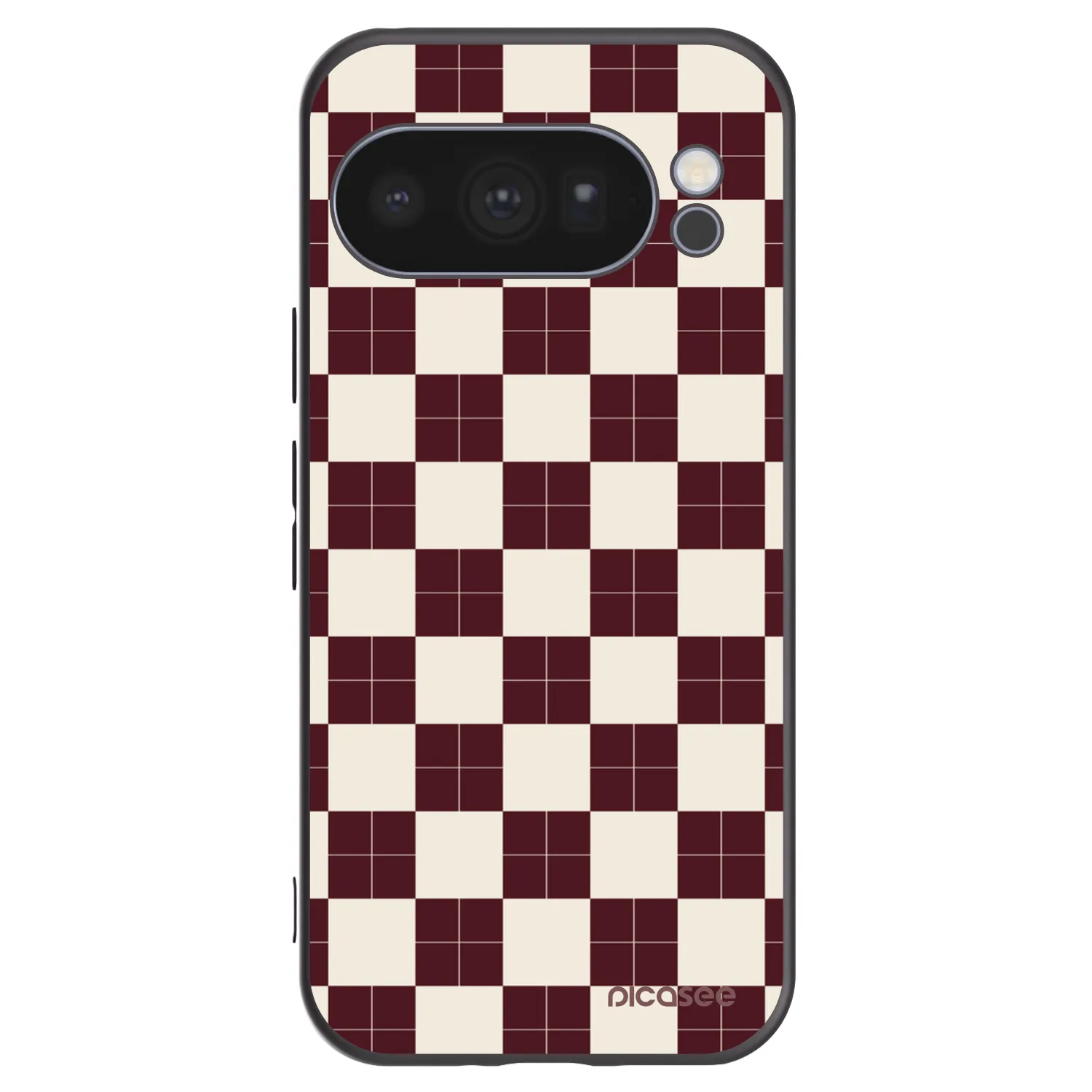 Picasee fekete szilikon tok az alábbi mobiltelefonokra Google Pixel 10 Pro - Checked Away