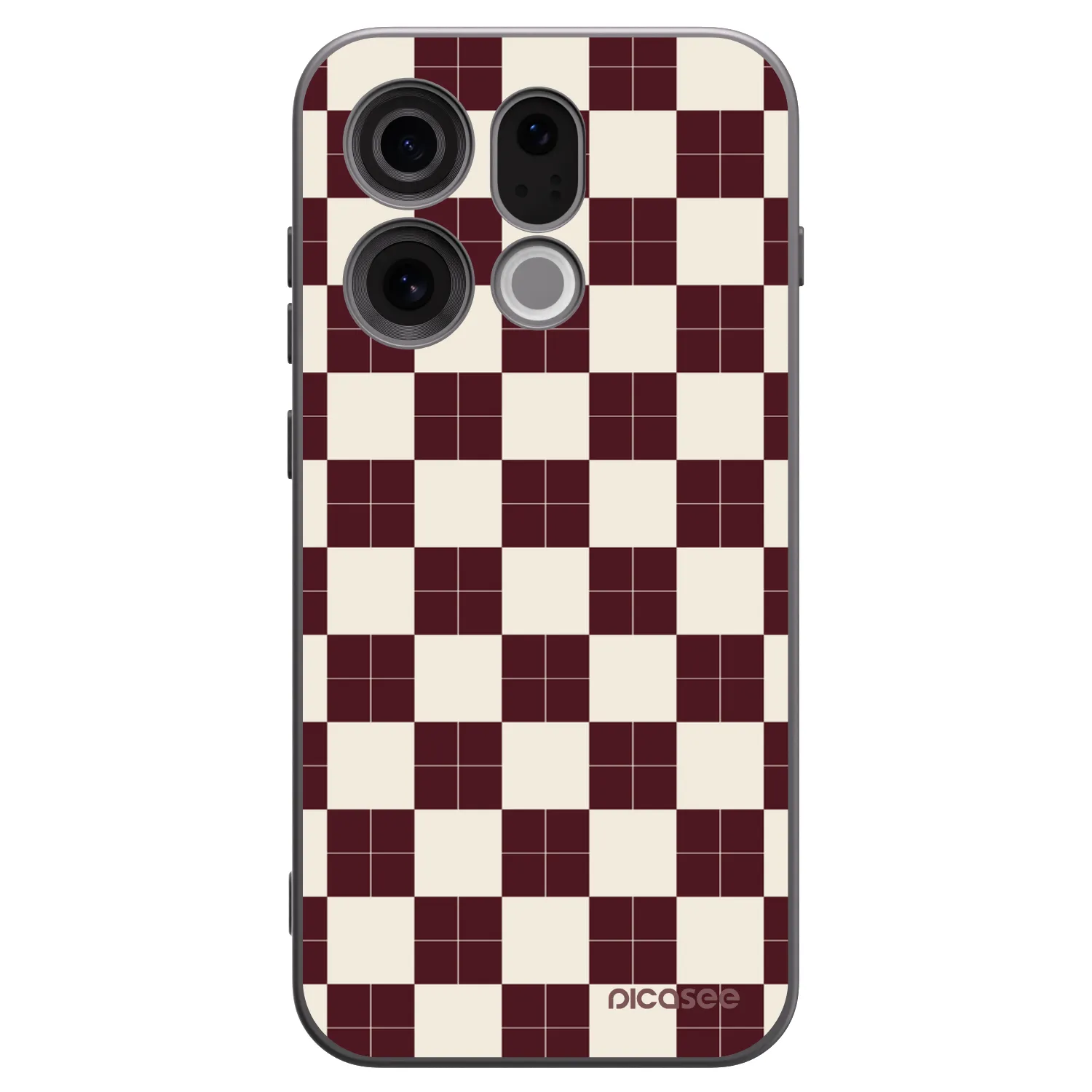 Picasee fekete szilikon tok az alábbi mobiltelefonokra OPPO Find X9 - Checked Away