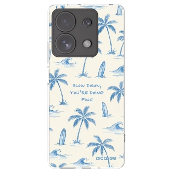 Picasee átlátszó szilikon tok az alábbi mobiltelefonokra Xiaomi Redmi Note 13 Pro 4G - Slow Tide