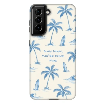 Szilikon tok erre a típusra Samsung Galaxy S21 FE 5G - Slow Tide