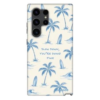 Szilikon tok erre a típusra Samsung Galaxy S24 Ultra S928B 5G - Slow Tide