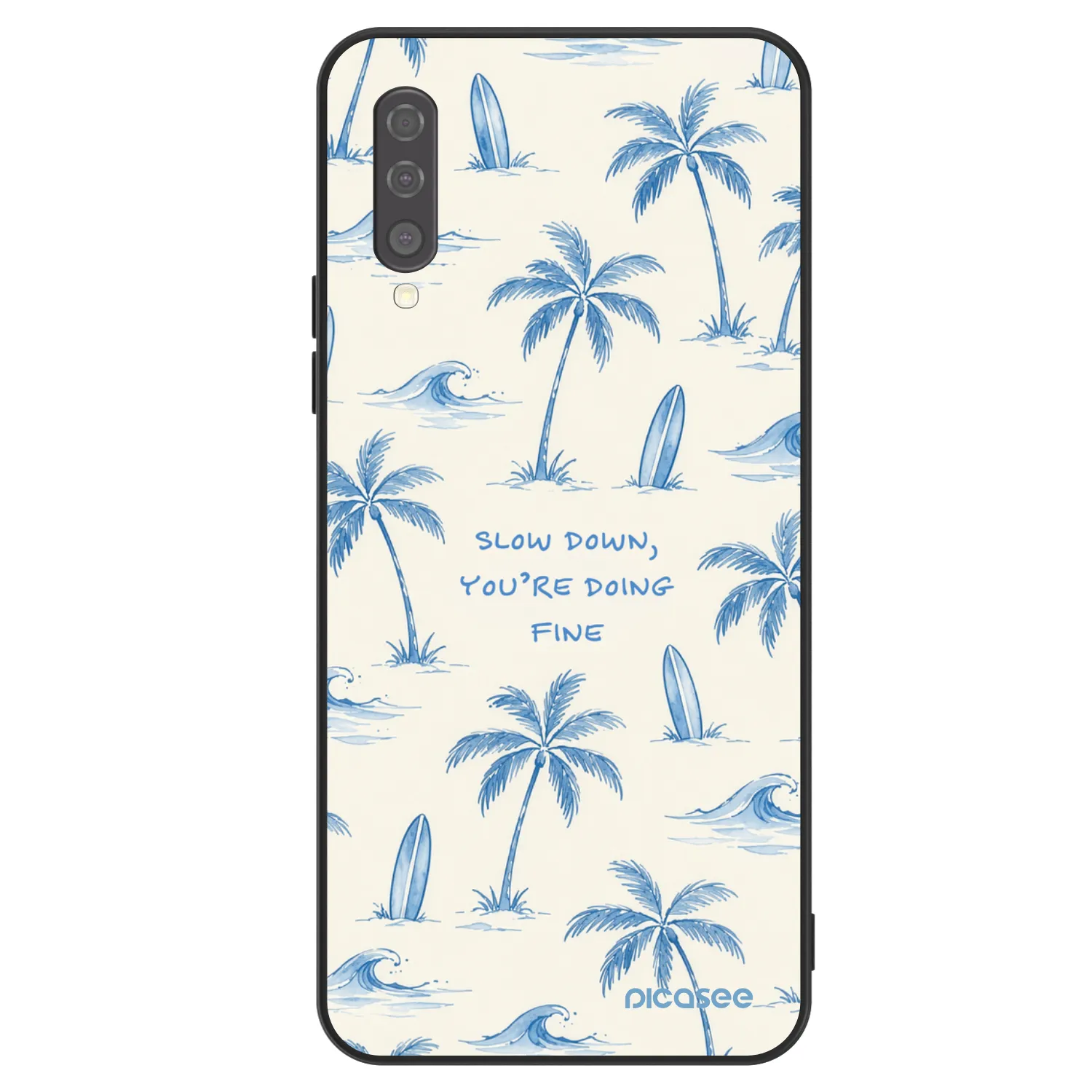 Picasee ULTIMATE CASE Samsung Galaxy A50 A505F - készülékre - Slow Tide