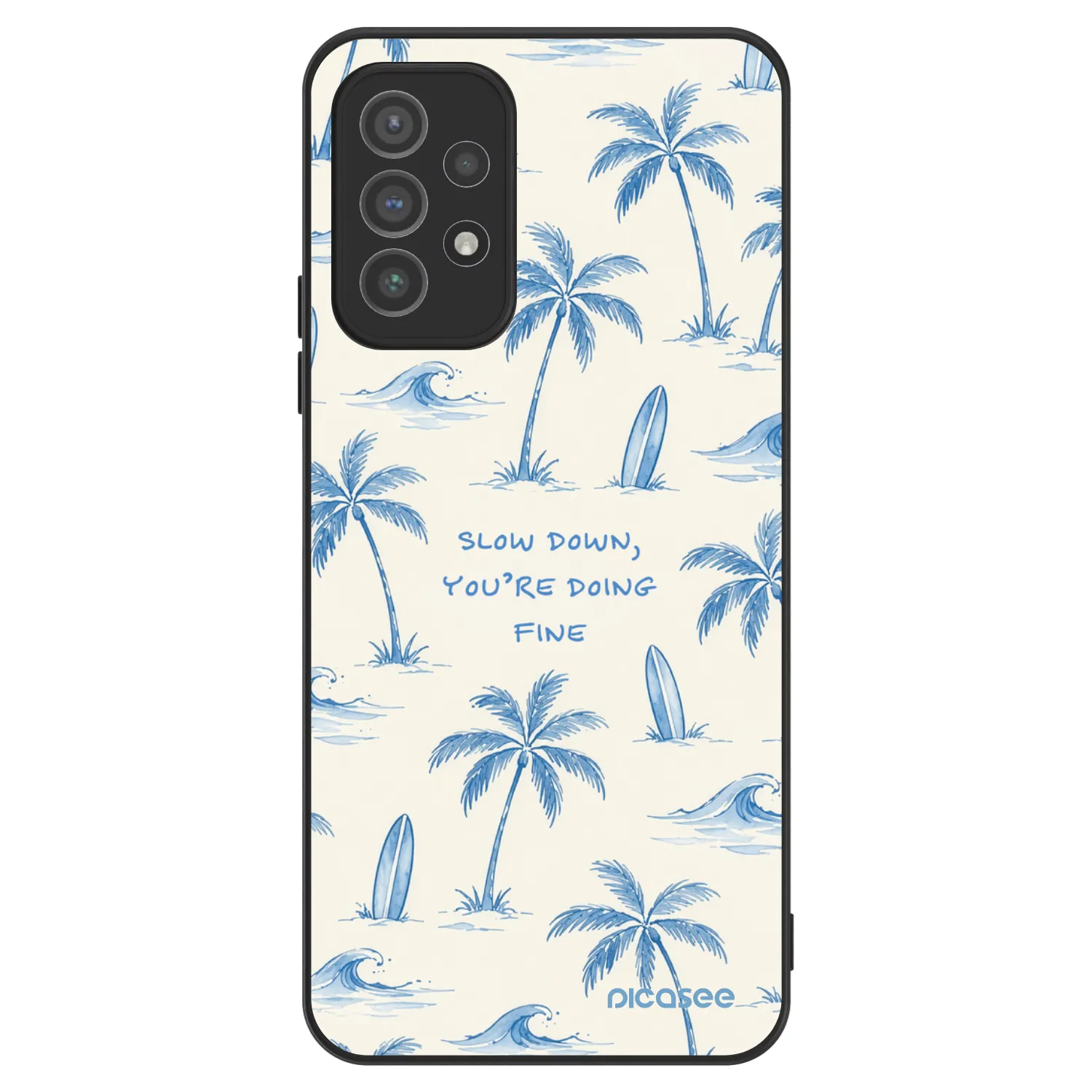 Picasee ULTIMATE CASE Samsung Galaxy A72 A725F - készülékre - Slow Tide