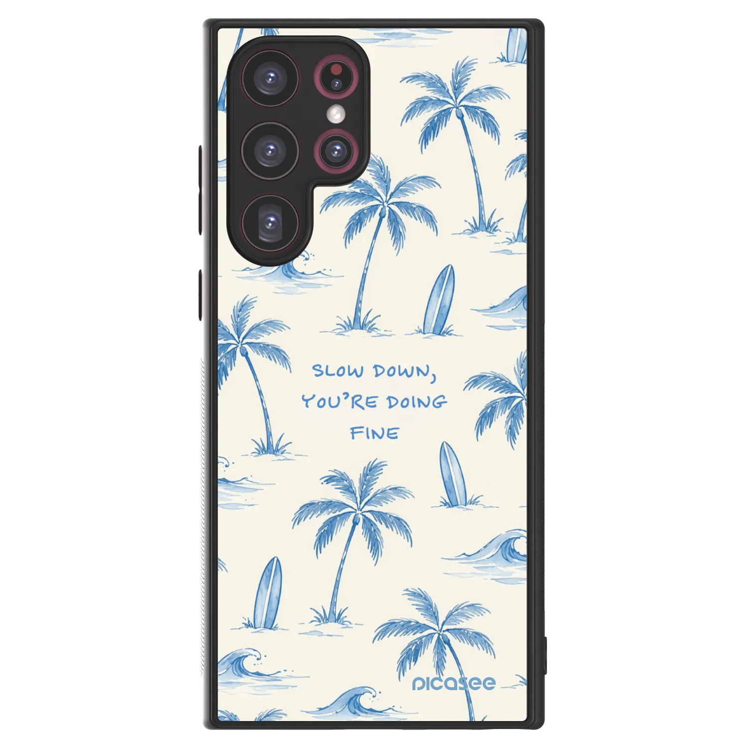 Picasee ULTIMATE CASE Samsung Galaxy S22 Ultra 5G - készülékre - Slow Tide