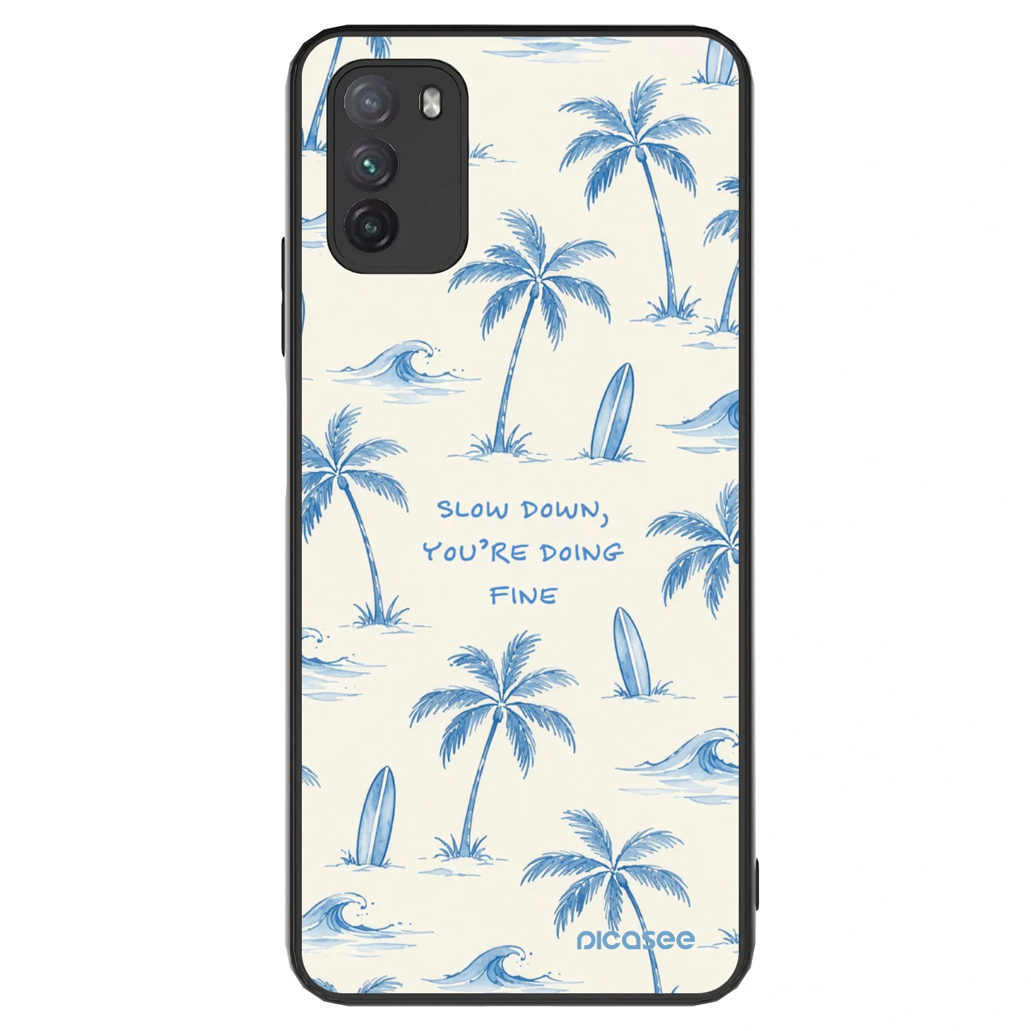 Picasee ULTIMATE CASE Xiaomi Poco M3 - készülékre - Slow Tide