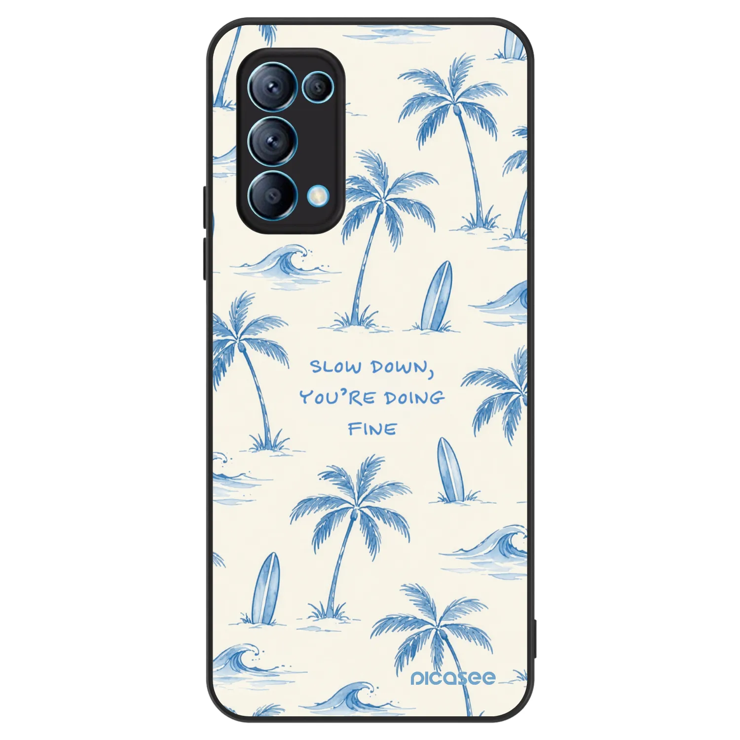 Picasee ULTIMATE CASE OPPO Reno 5 5G - készülékre - Slow Tide