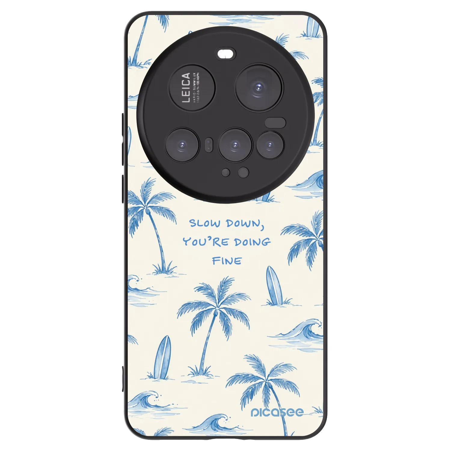 Picasee fekete szilikon tok az alábbi mobiltelefonokra Xiaomi 15 Ultra - Slow Tide
