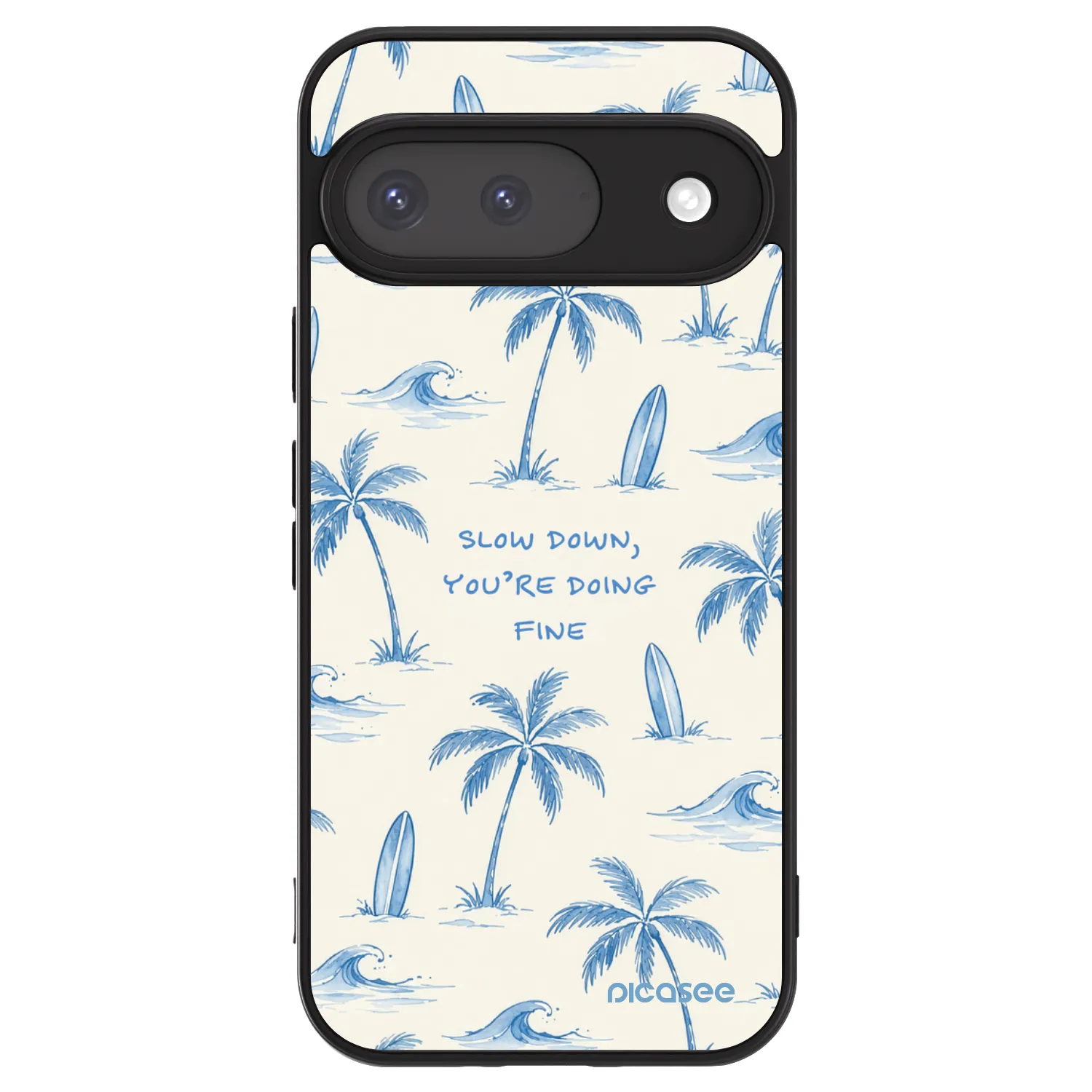 Picasee ULTIMATE CASE Google Pixel 9 - készülékre - Slow Tide