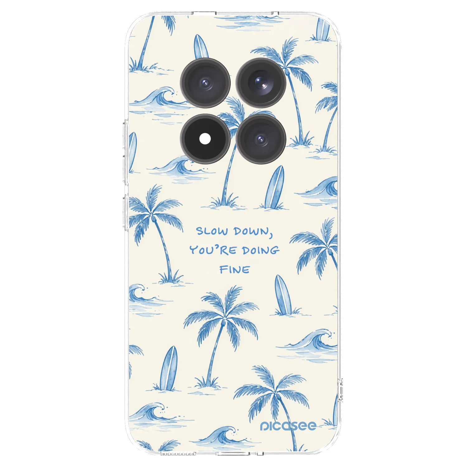 Picasee átlátszó szilikon tok az alábbi mobiltelefonokra Xiaomi Redmi Note 15 Pro+ - Slow Tide