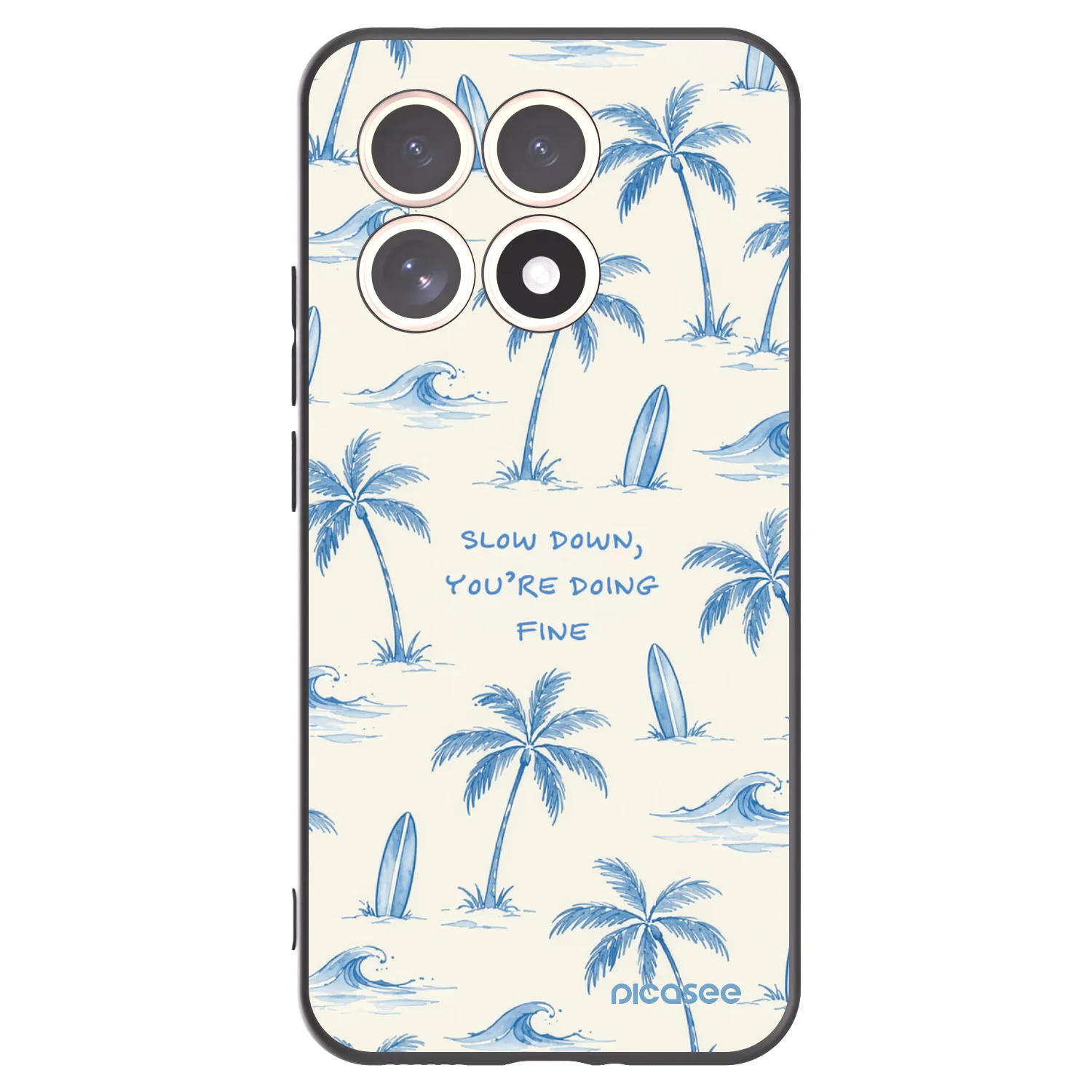 Picasee fekete szilikon tok az alábbi mobiltelefonokra Xiaomi 15T - Slow Tide