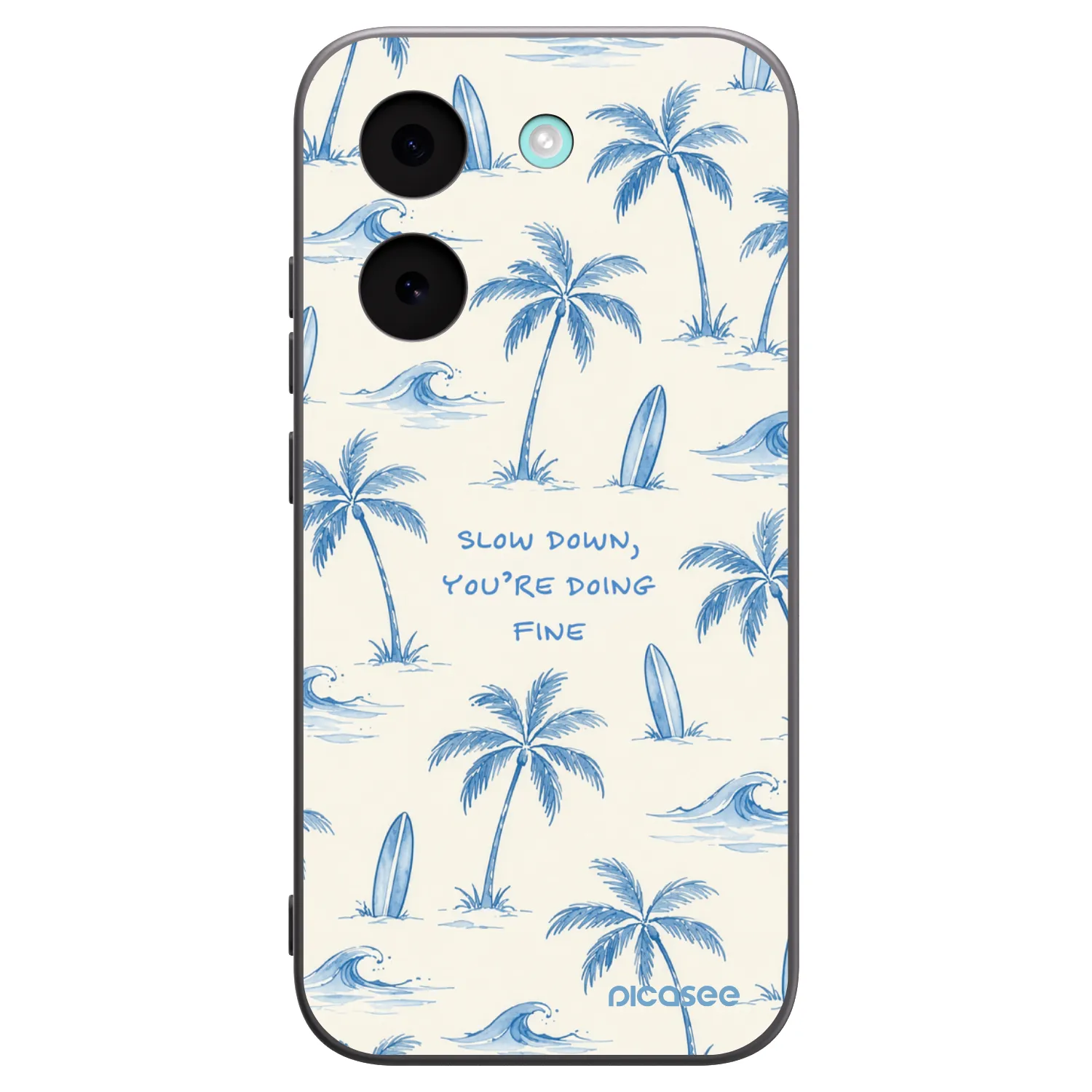 Picasee fekete szilikon tok az alábbi mobiltelefonokra Xiaomi Poco X8 Pro - Slow Tide