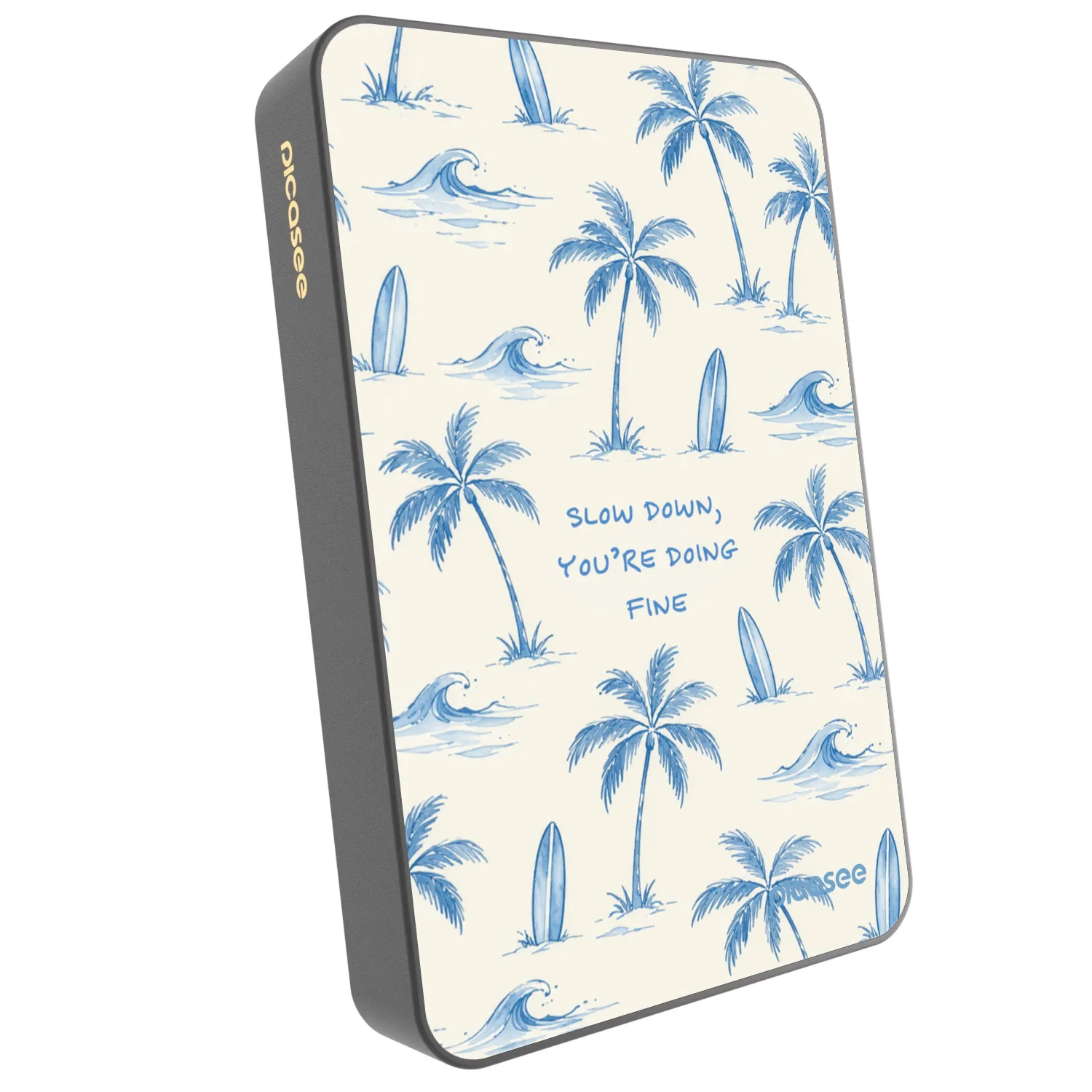 Picasee Powerbank MagSafe 10 000 mAh Szürke - Slow Tide