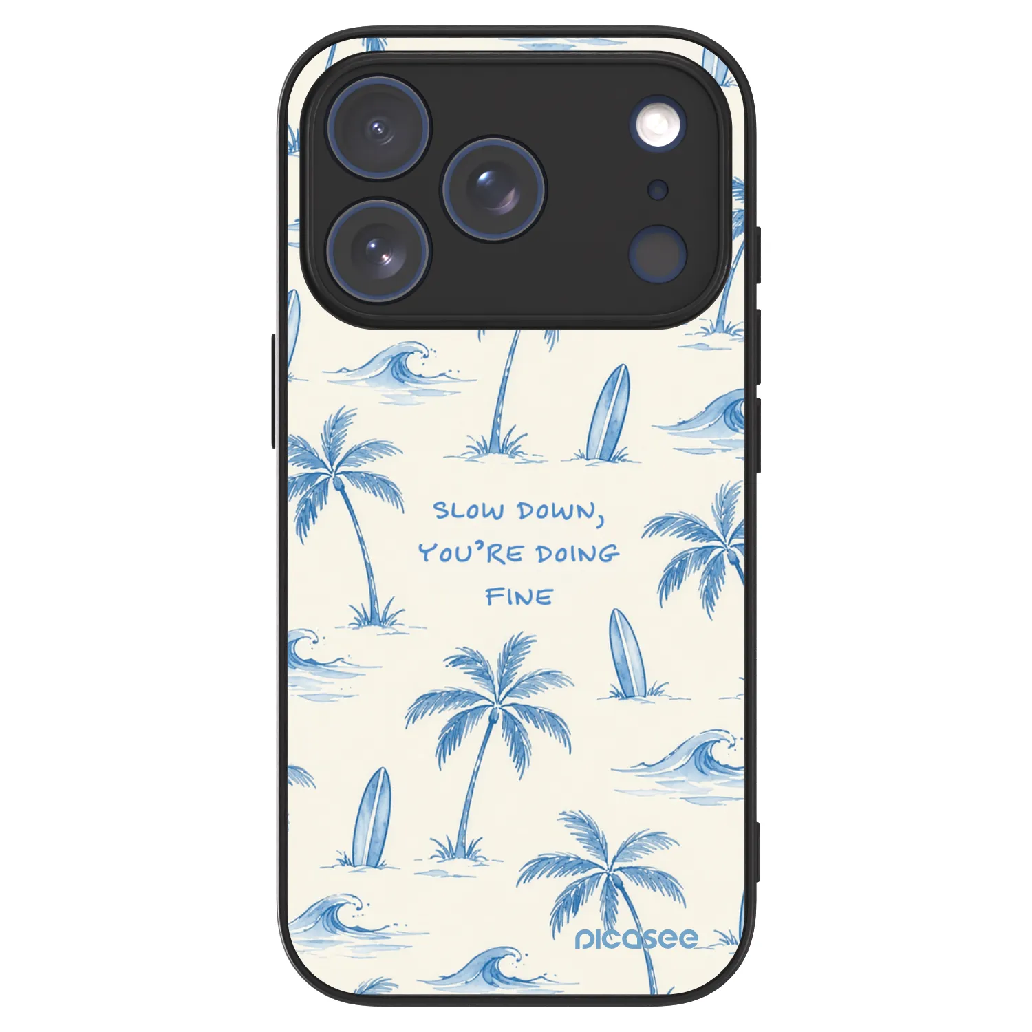 Picasee ULTIMATE CASE MagSafe Apple iPhone 18 Pro - készülékre - Slow Tide