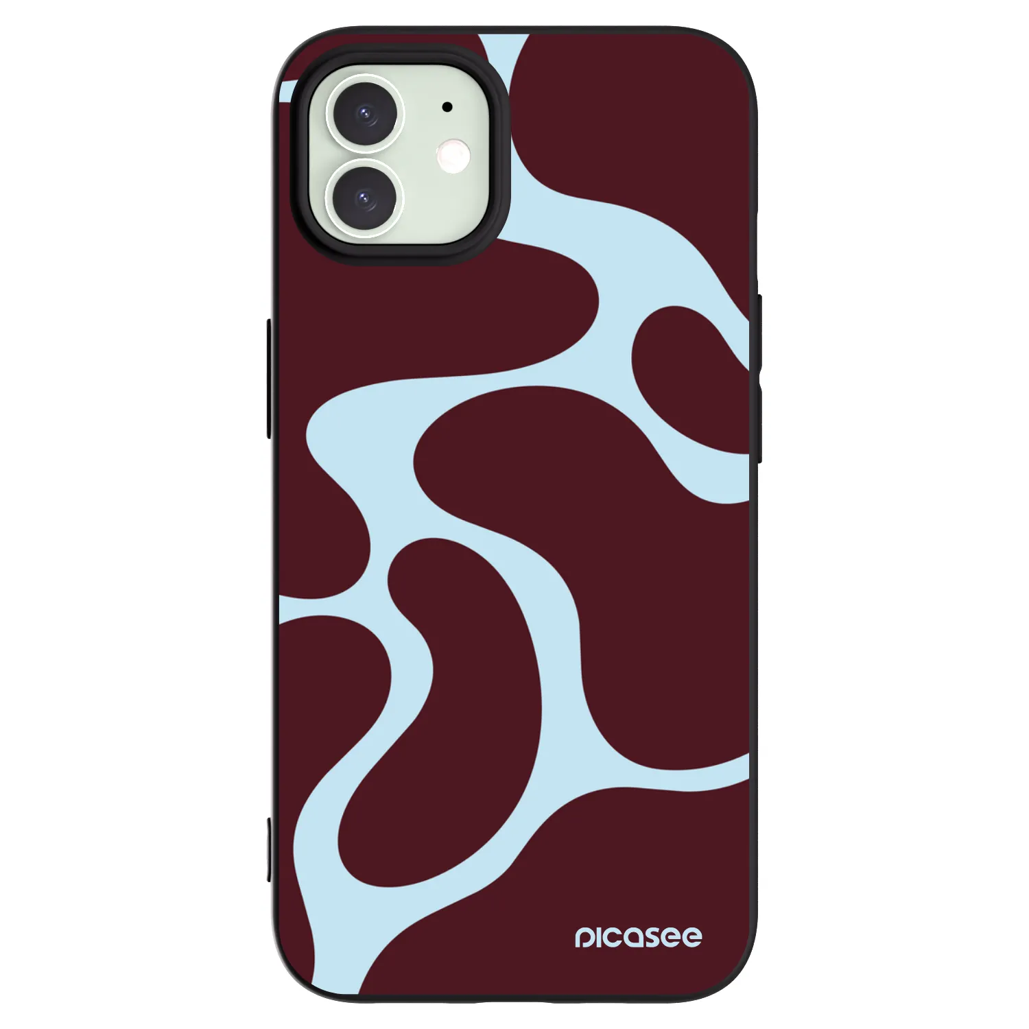 Picasee fekete szilikon tok az alábbi mobiltelefonokra Apple iPhone 12 - Soft Detour