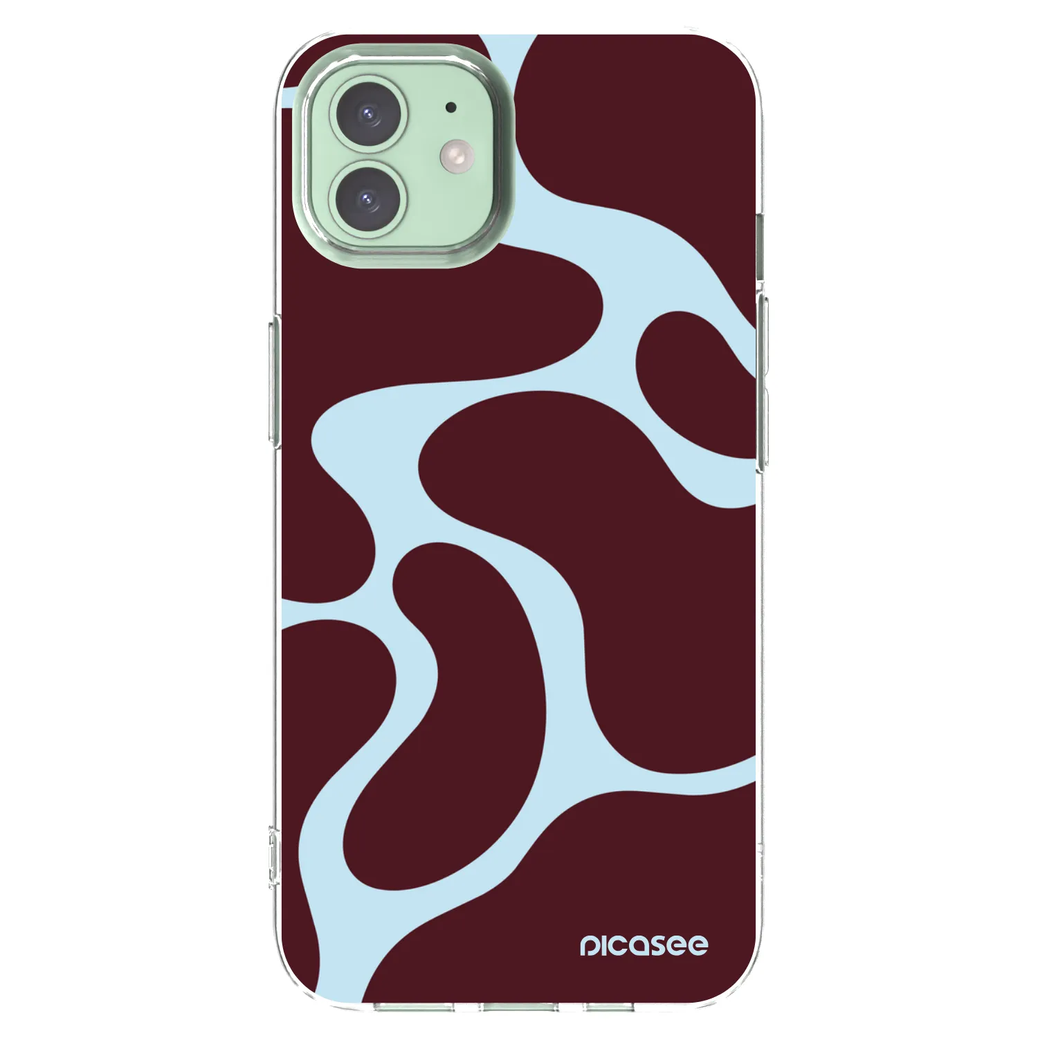 Picasee átlátszó szilikon tok az alábbi mobiltelefonokra Apple iPhone 12 - Soft Detour