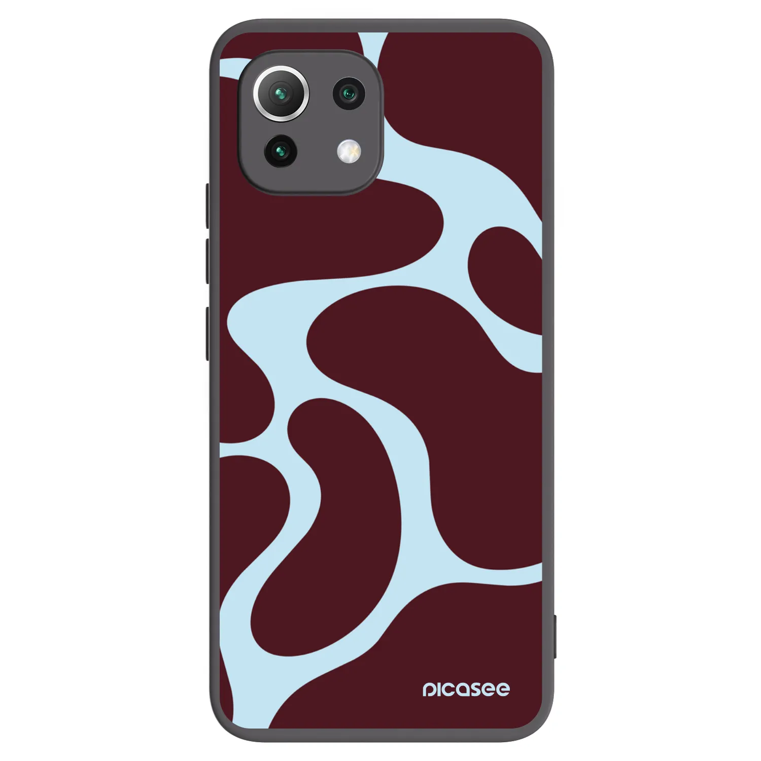 Picasee fekete szilikon tok az alábbi mobiltelefonokra Xiaomi Mi 11 Lite - Soft Detour
