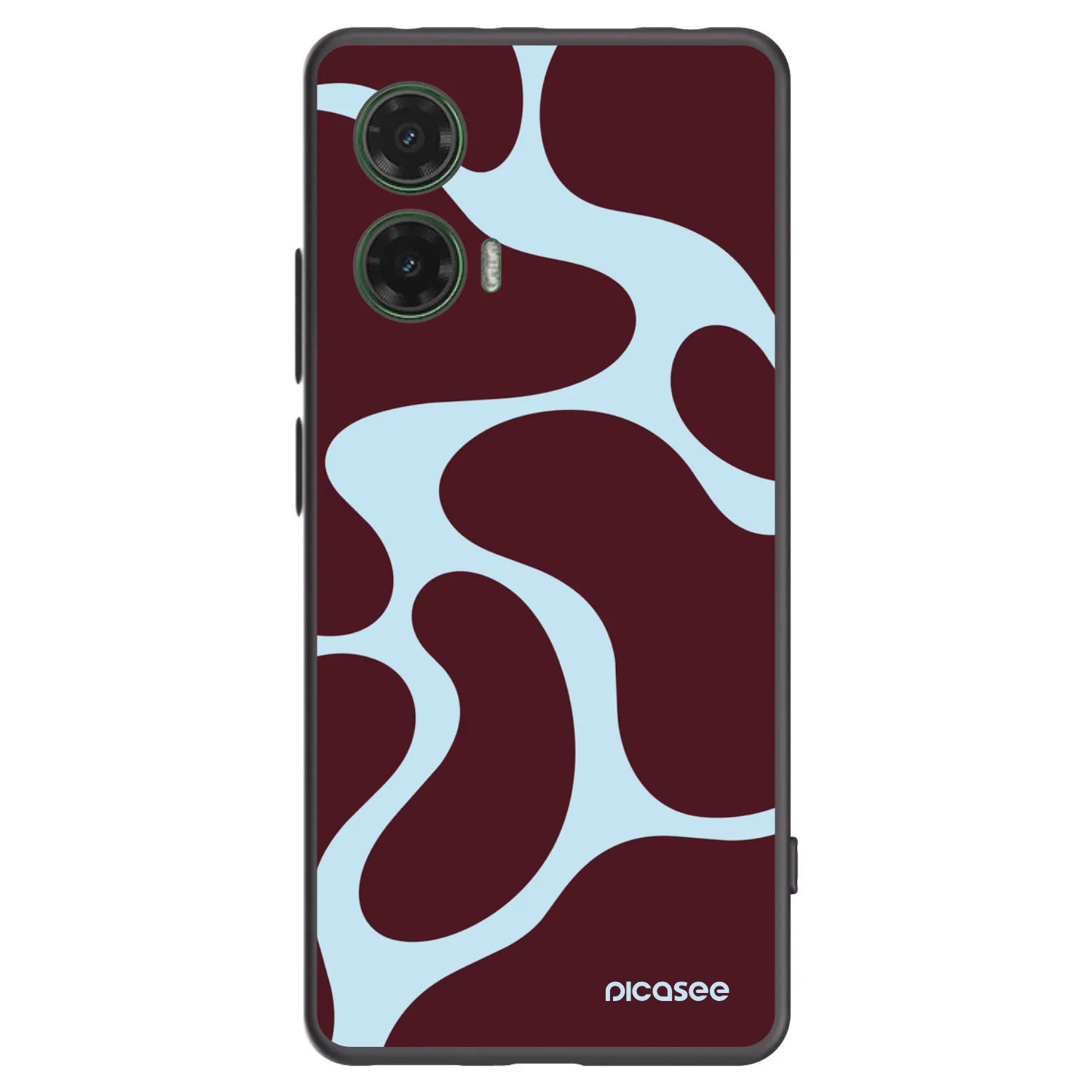 Picasee fekete szilikon tok az alábbi mobiltelefonokra Motorola Moto G35 5G - Soft Detour