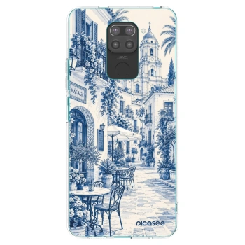 Picasee fekete szilikon tok az alábbi mobiltelefonokra Xiaomi Redmi Note 9 - Calle Azul